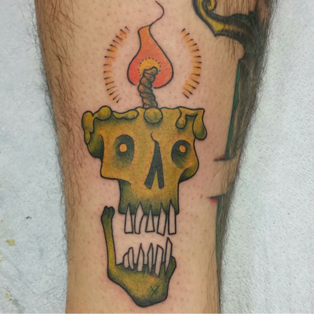 benlambert_candle_funky_lark_tattoo_albany_ny