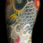 koi sleeve matt c ellis lark tattoo