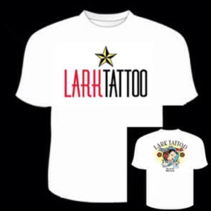 $20.00: "Tattoos Even Mom Would Like" T-Shirt [White]