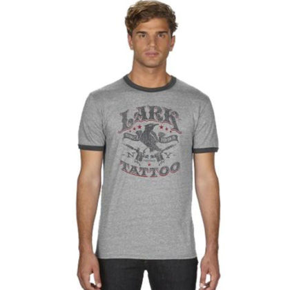 $20.00: Double Guns "Ringer" T-Shirt