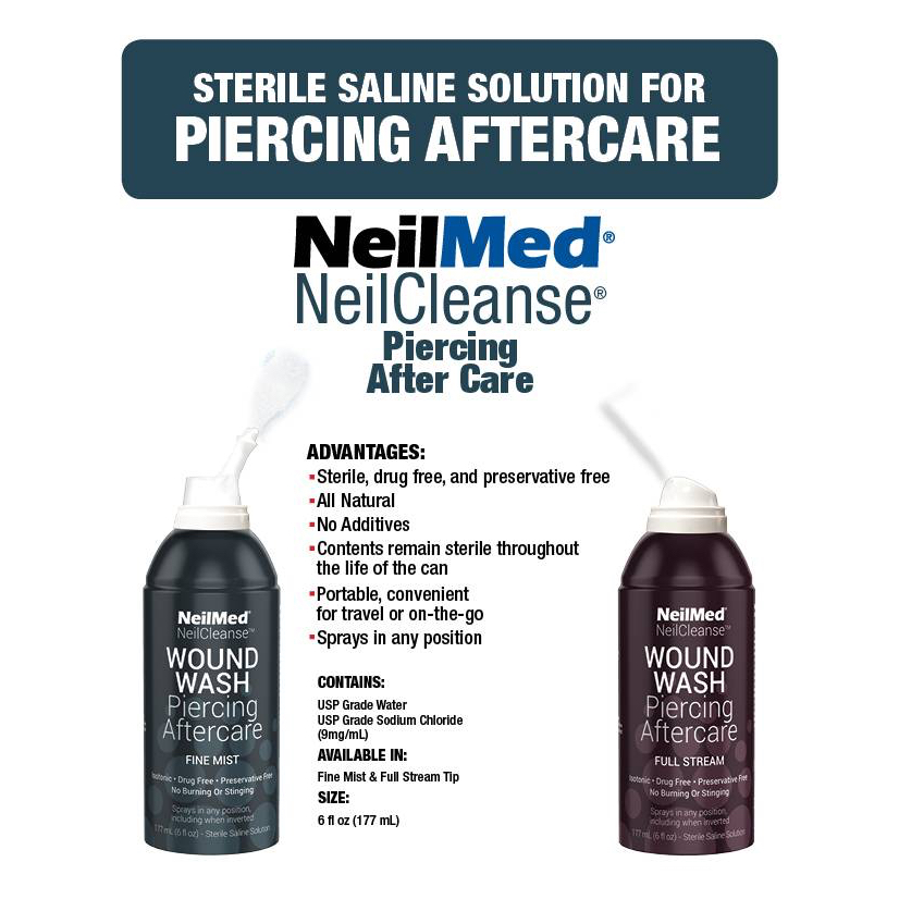 15.00 NeilMed NeilCleanse Piercing Aftercare Fine Mist