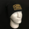 $20.00: Country Logo Knit on Beanie Cap - Colors: gold embroidery on black hat - Image 3