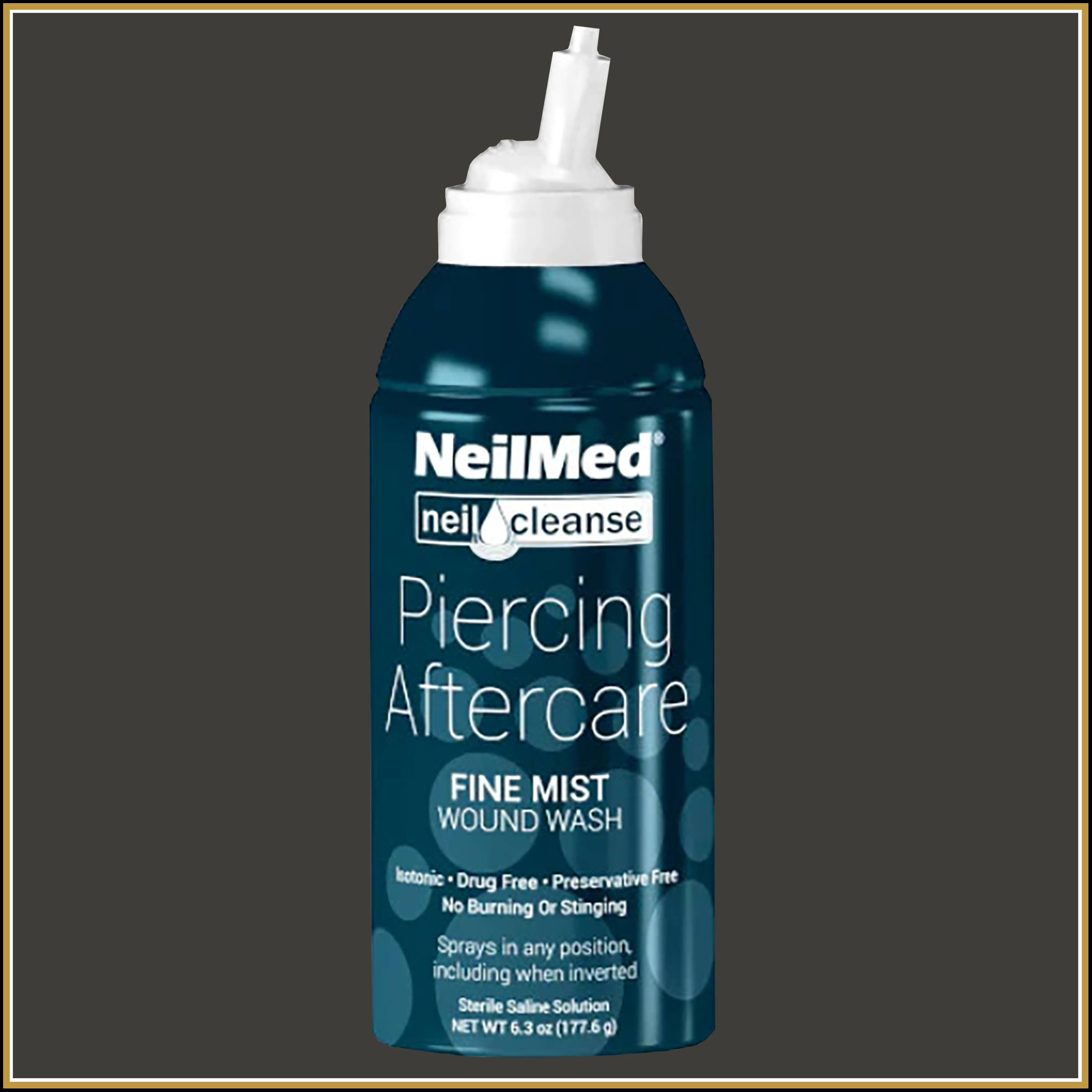 Claires Piercing Aftercare Saline Solution for Piercings - Nose