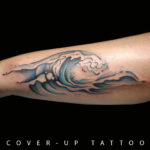 ocean, oceantattoo, coverup, coveruptattoo, watercolor, watercolortattoo, colortattoo, wave, wavetattoo, watercolorwave, marinebiology, femaletattooartist, femaletattooer, tattoo, tattoos, tat, tats, tatts, tatted, tattedup, tattoist, tattooed, inked, inkedup, ink, tattoooftheday, amazingink, bodyart, tattooig, tattoosofinstagram, instatats , larktattoo, larktattoos, larktattoowestbury, westbury, longisland, NY, NewYork, usa, art, hannah, clock, hannahclock