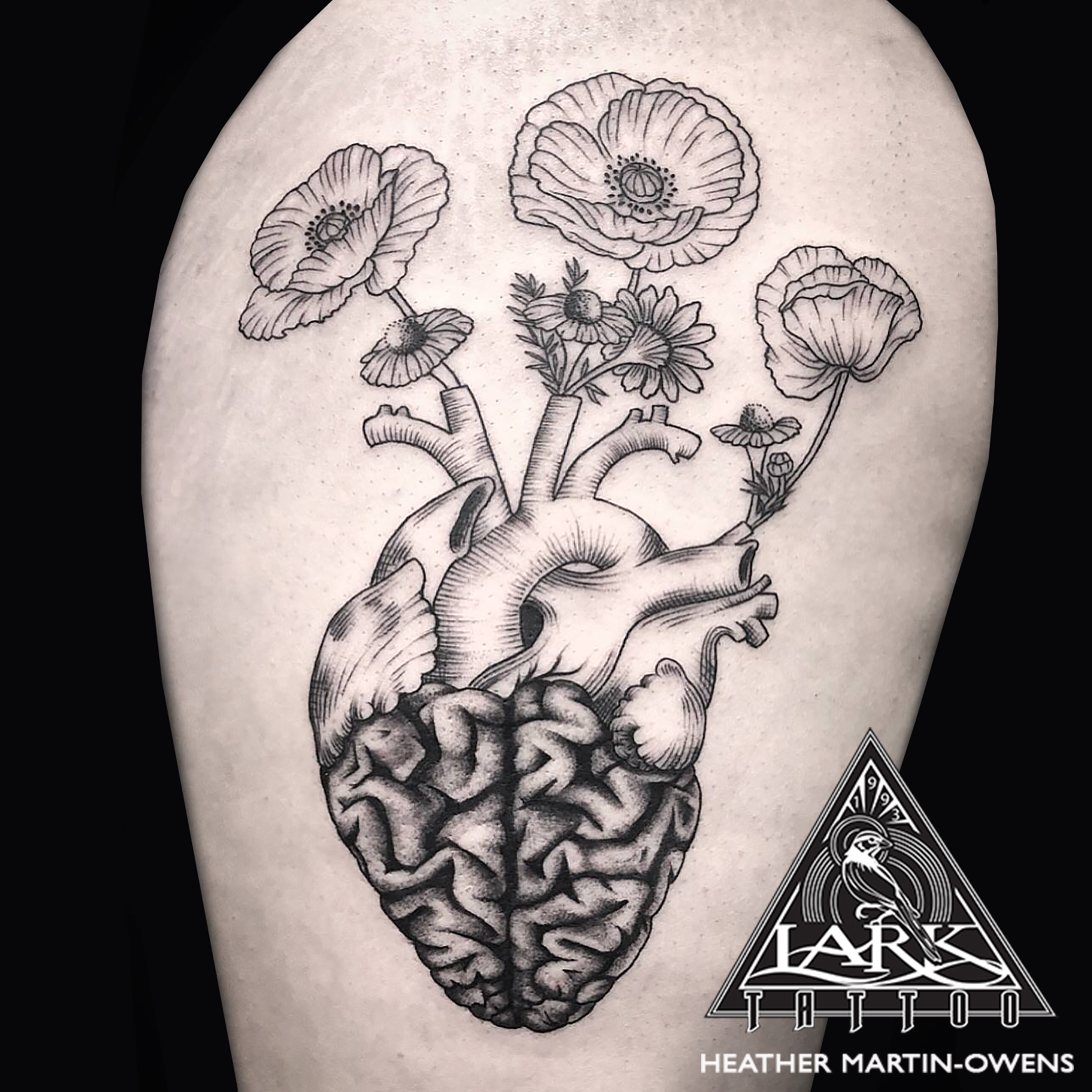 Brain Explosion by John C Peterson : Tattoos