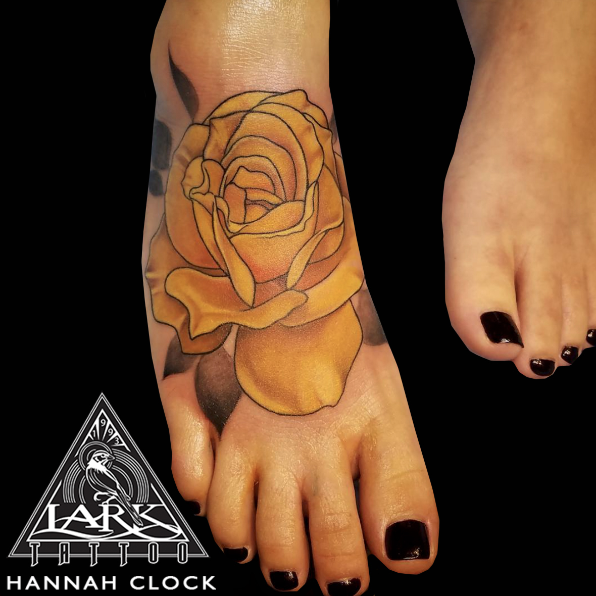 colortattoo, foot, foottattoo, rose, rosetattoo, yellowrose, yellowrosetattoo, femaletattooer, femaleartsit, femaletattooartist, tattoo, tattoos, tat, tats, tatts, tatted, tattedup, tattoist, tattooed, inked, inkedup, ink, tattoooftheday, amazingink, bodyart, tattooig, tattoosofinstagram, instatats , larktattoo, larktattoos, larktattoowestbury, westbury, longisland, NY, NewYork, usa, art , hannah, clock, hannahclock, hannahclocktattoo