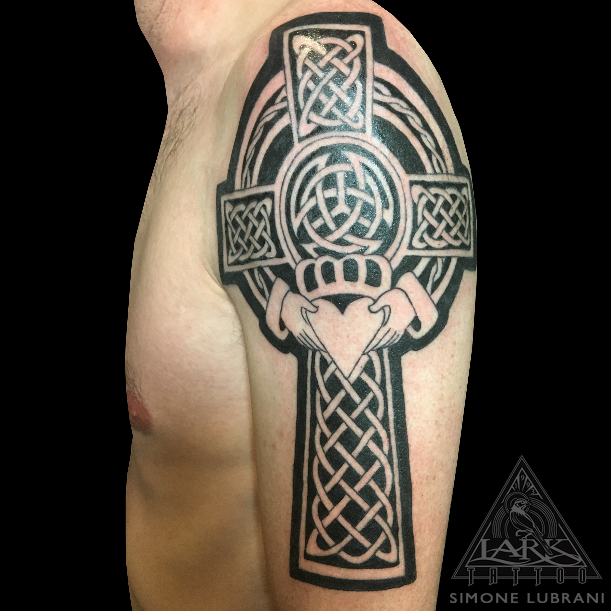 Celtic Cross Temporary Tattoo