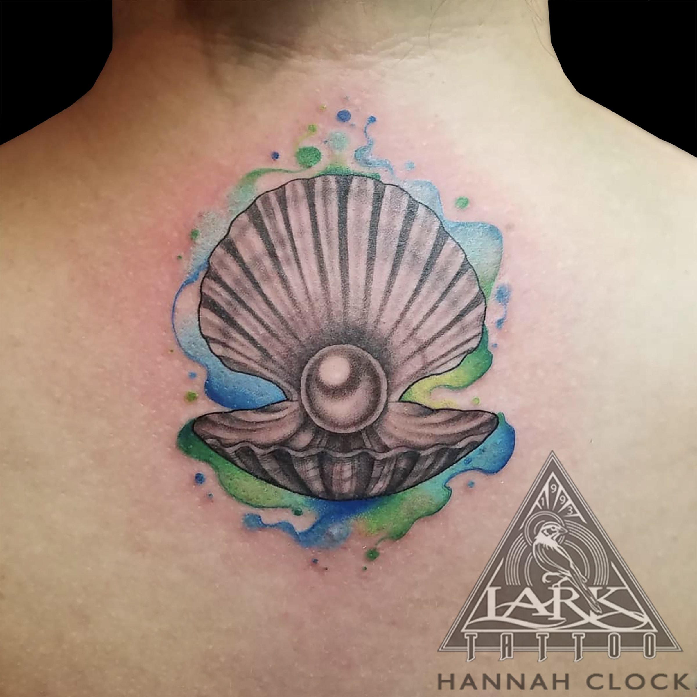 #ColorTattoo #Watercolor #WatercolorTattoo #Oyster #OysterTattoo #Pearl #PearlTattoo #FemaleTattooer #FemaleArtist #FemaleTattooArtist #LadyTattooer #tattoo #tattoos #tat #tats #tatts #tatted #tattedup #tattoist #tattooed #inked #inkedup #ink #tattoooftheday #amazingink #bodyart #tattooig #tattoosofinstagram #instatats #larktattoo #larktattoos #larktattoowestbury #westbury #longisland #NY #NewYork #usa #art