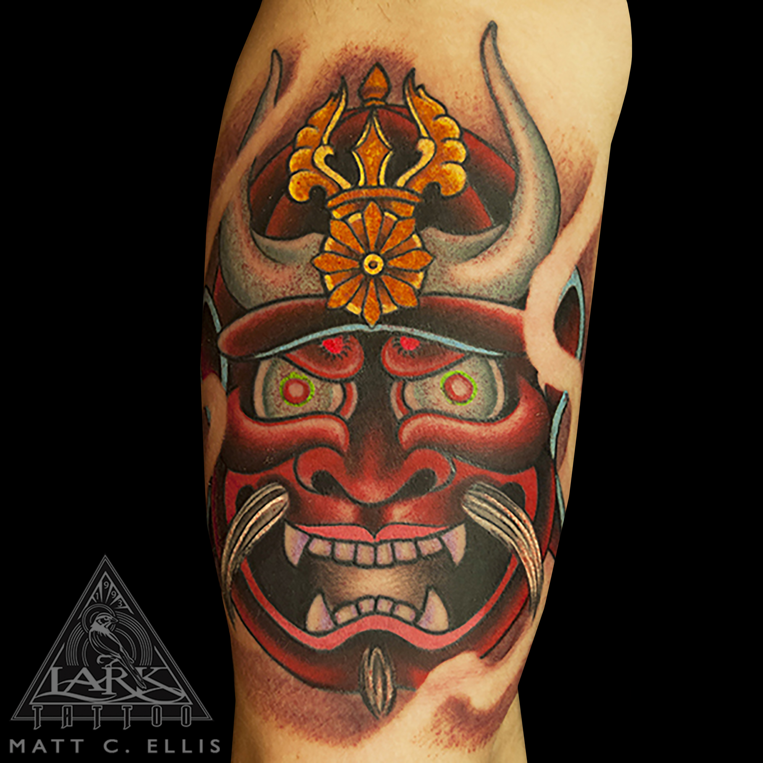 #Japanese #JapaneseTattoo #Oni #OniTattoo #OniMask #OniMaskTattoo #Samurai #SamuraiTattoo #SamuraiMask #SamuraiMaskTattoo #JapaneseDevil #JapaneseDevilTattoo #JapaneseDevilMask #JapaneseDevilMaskTattoo #ColorTattoo #tattoo #tattoos #tat #tats #tatts #tatted #tattedup #tattoist #tattooed #inked #inkedup #ink #tattoooftheday #amazingink #bodyart #tattooig #tattoosofinstagram #instatats #larktattoo #larktattoos #larktattoowestbury #westbury #longisland #NY #NewYork #usa #art