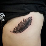 #Feather #FeatherTattoo #BlackAndGray #BlackAndGrayTattoo #BlackAndGrey #BlackAndGreyTattoo #femaleartist #femaletattooer #ladytattooer #RibTattoo #SideTattoo #tattoo #tattoos #tat #tats #tatts #tatted #tattedup #tattoist #tattooed #inked #inkedup #ink #tattoooftheday #amazingink #bodyart #larktattoo #larktattoos #larktattoowestbury #westbury #longisland #NY #NewYork #usa #art