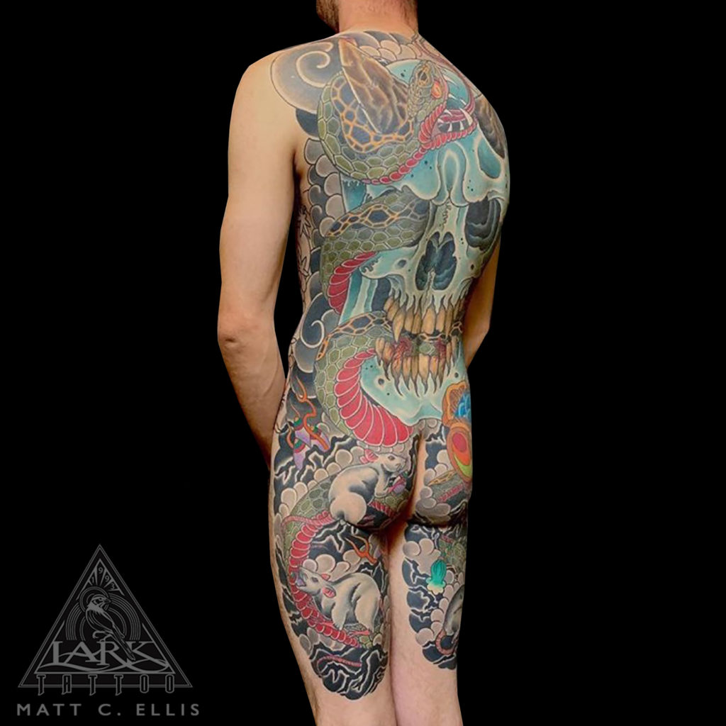 #Japanese #JapaneseTattoo #ColorJapaneseTattoo #JapaneseColorTattoo #ColorTattoo #Skull #SkullTattoo #Snake #SnakeTattoo #Devil #DevilTattoo #Demon #DemonTattoo #Rat #RatTattoo #tattoo #tattoos #tat #tats #tatts #tatted #tattedup #tattoist #tattooed #inked #inkedup #ink #tattoooftheday #amazingink #bodyart #larktattoo #larktattoos #larktattoowestbury #westbury #longisland #NY #NewYork #usa #art