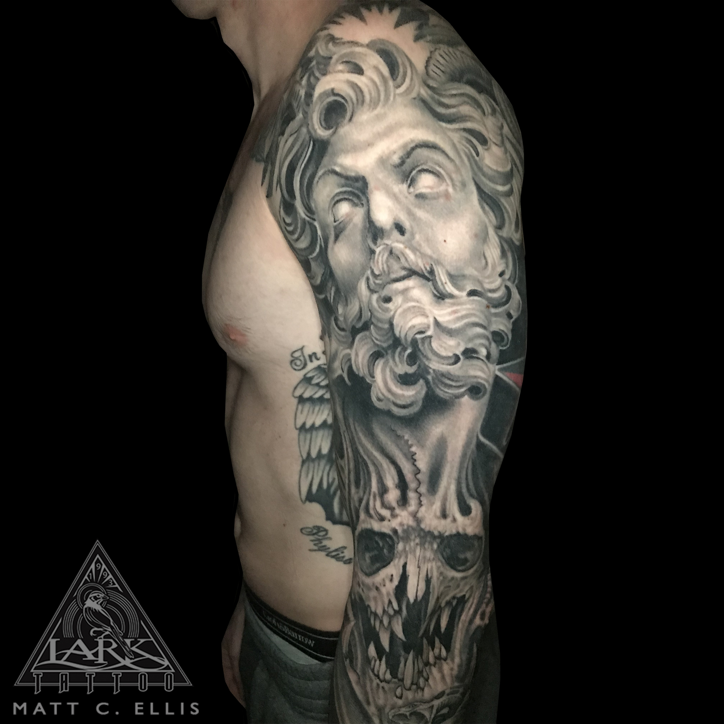 #BNG #BNGTattoo #BNGInkSociety #BlackAndGrayTattoo #BlackAndGreyTattoo #Realism #RealismTattoo #Portait #PortaitTattoo #TattooSleeve #tattoo #tattoos #tat #tats #tatts #tatted #tattedup #tattoist #tattooed #inked #inkedup #ink #tattoooftheday #amazingink #bodyart #larktattoo #larktattoos #larktattoowestbury #westbury #longisland #NY #NewYork #usa #art