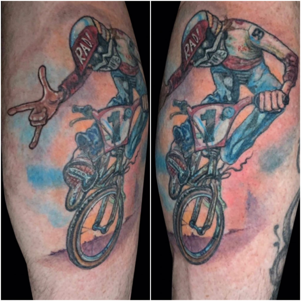 peewee lark tattoo bmx tattoo
