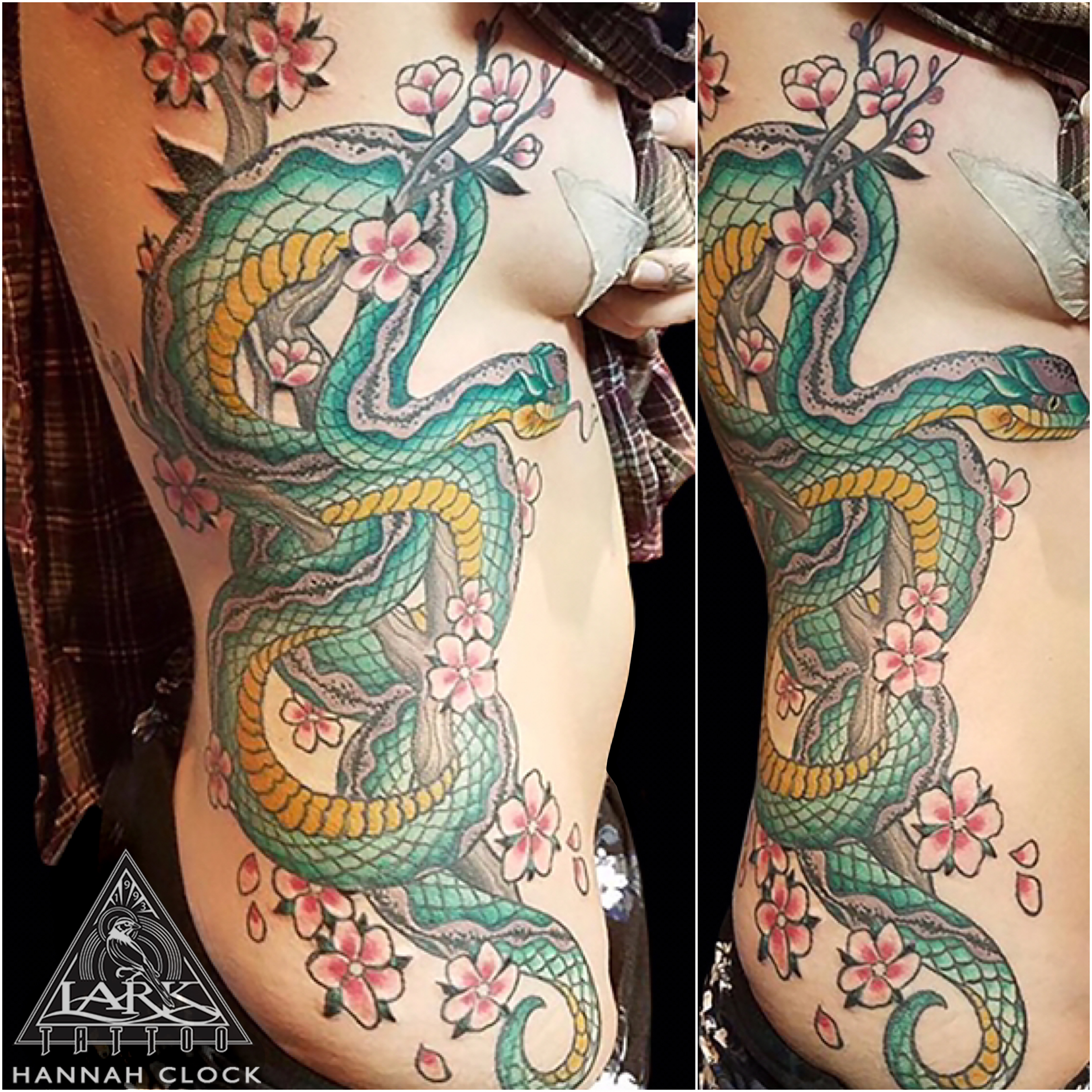 ColorTattoo, SnakeTattoo, CherryBlossom, CherryBlossomTattoo, SideTattoo, RibTattoo, Japanese, JapaneseTattoo, JapaneseColorTattoo, JapaneseSnakeTattoo, JapaneseCherryBlossom, JapaneseCherryBlossomTattoo, GirlsWithTattoos, LadyTattooers, FemaleTattooer, FemaleArtist, FemaleTattooer, LongIslandTattooArtist, LongIslandTattooer, LarkTattoo, Tattoo, Tattoos, Tat, Tats, Tatts, Tatted, Tattedup, Tattoist, Tattooed, Inked, InkedUp, Ink, TattooOfTheDay, AmazingInk, BodyArt, LarkTattoos, LarkTattooWestbury, Westbury, LongIsland, NY, NewYork, USA, Art