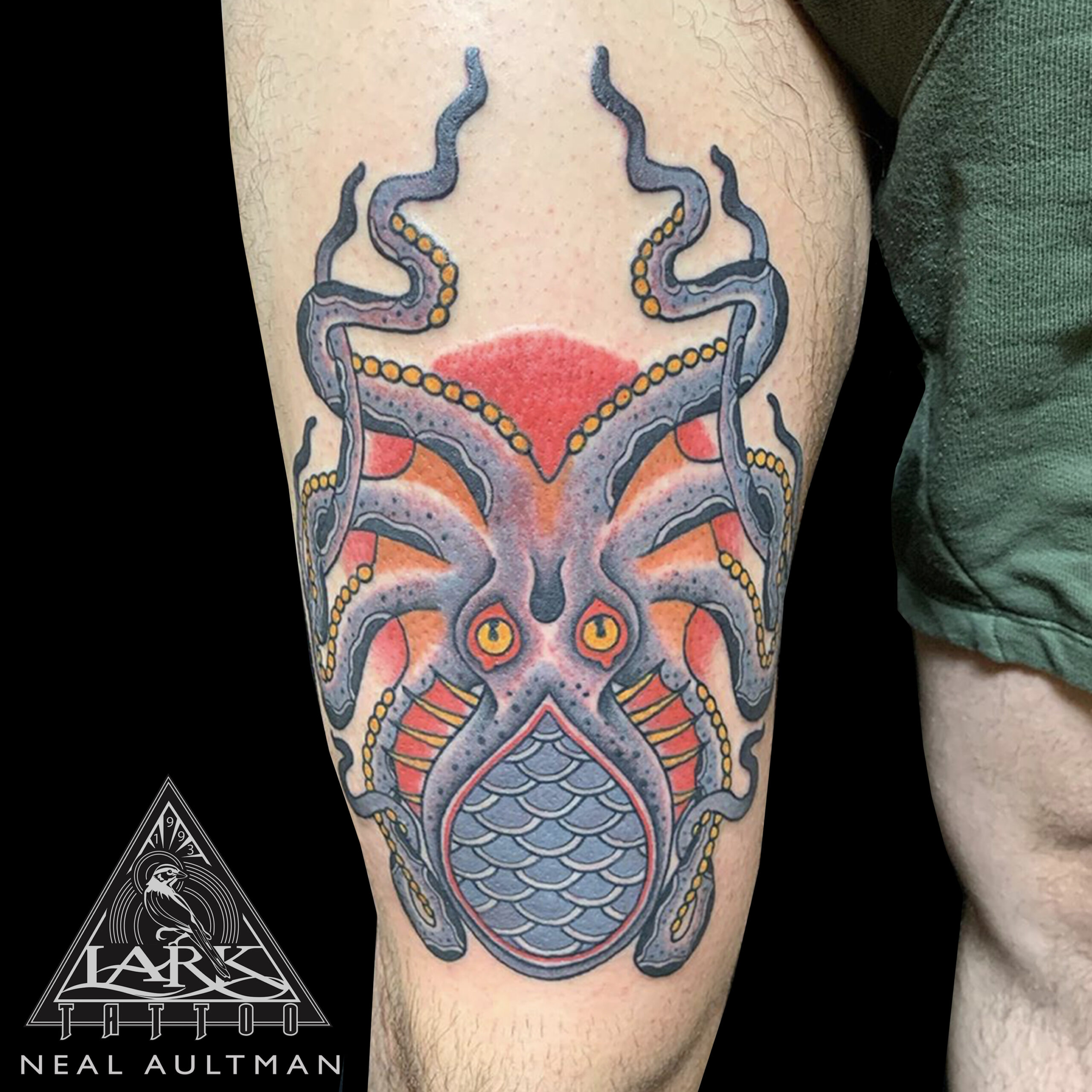 LarkTattoo, NealAultman, NealAultmanTattoo, NealAultmanLarkTattoo, Tattoo, Tattoos, TraditionalTattoo, ColorTattoo, TraditionalColorTattoo, ColorTraditionalTattoo, Octopus, OctopusTattoo, ColorOctopus, ColorOctopusTattoo, TraditionalOctopus, TraditionalOctopusTattoo, TraditionalColorOctopus, TraditionalColorOctopusTattoo, TattooArtist, Tattoist, Tattooer, LongIslandTattooArtist, LongIslandTattooer, LongIslandTattoo, TattooOfTheDay, Tat, Tats, Tatts, Tatted, Inked, Ink, TattooInk, AmazingInk, AmazingTattoo, BodyArt, LarkTattooWestbury, Westbury, LongIsland, NY, NewYork, USA, Art, Tattedup, InkedUp, LarkTattoos