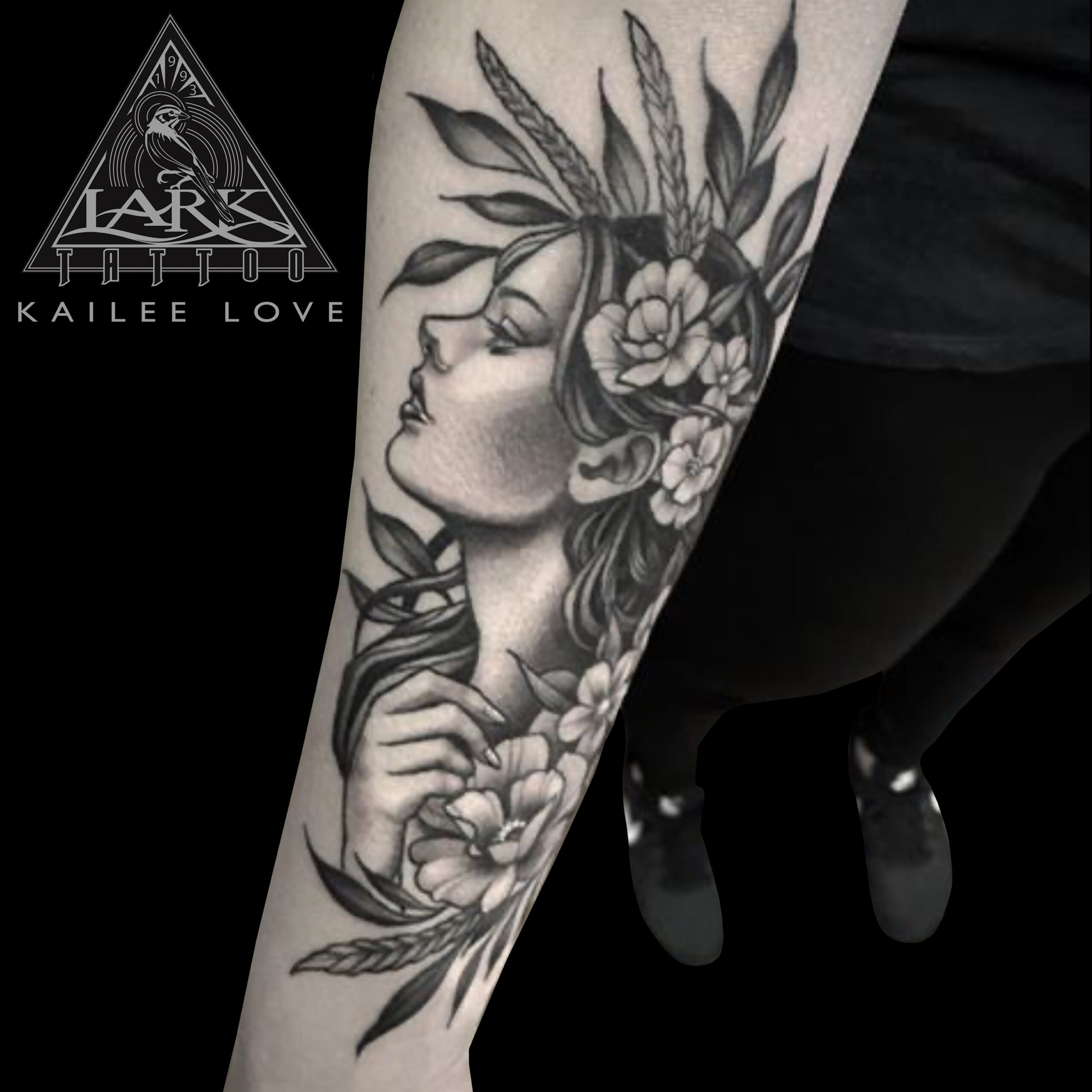 LarkTattoo, KaileeLove, KaileeLoveTattoo, KaileeLoveLarkTattoo, Tattoo, Tattoos, Illustration, IllustrationTattoo, Blackwork, BlackworkTattoo, BlackAndGray, BlackAndGrayTattoo, BlackAndGrey, BlackAndGreyTattoo, Flowers, FlowersTattoo, LadyHead, LadyHeadTattoo, NatureWoman, NatureWomanTattoo, NatureTattoo, FemaleTattooer, FemaleArtist, LadyTattooer, BNG, BNGTattoo, BNKInkSociety, TattooArtist, Tattoist, Tattooer, LongIslandTattooArtist, LongIslandTattooer, LongIslandTattoo, TattooOfTheDay, Tat, Tats, Tatts, Tatted, Inked, Ink, TattooInk, AmazingInk, AmazingTattoo, BodyArt, LarkTattooWestbury, Westbury, LongIsland, NY, NewYork, USA, Art, Tattedup, InkedUp, LarkTattoos