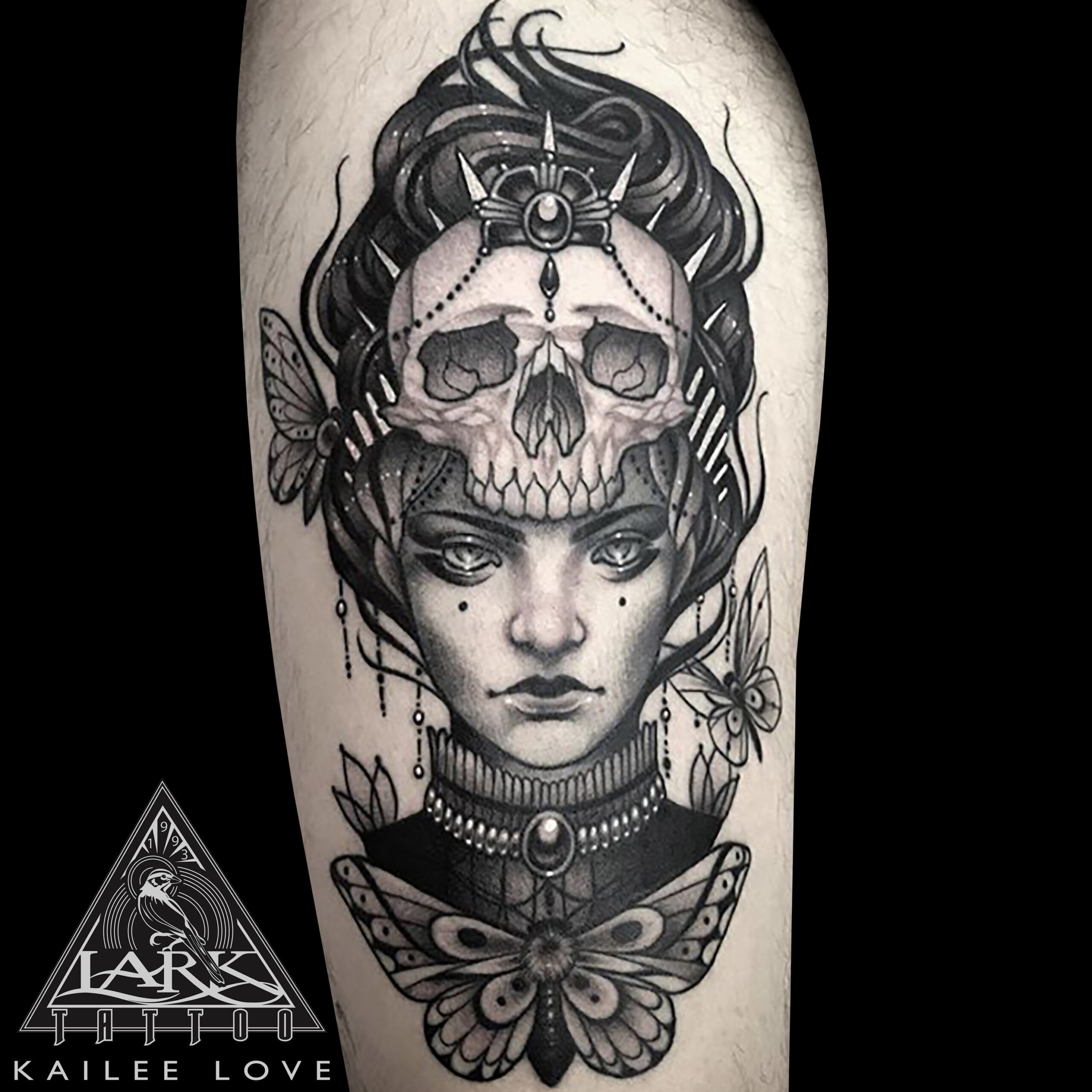Awesome tattoo done by our artist Kailee Love - -