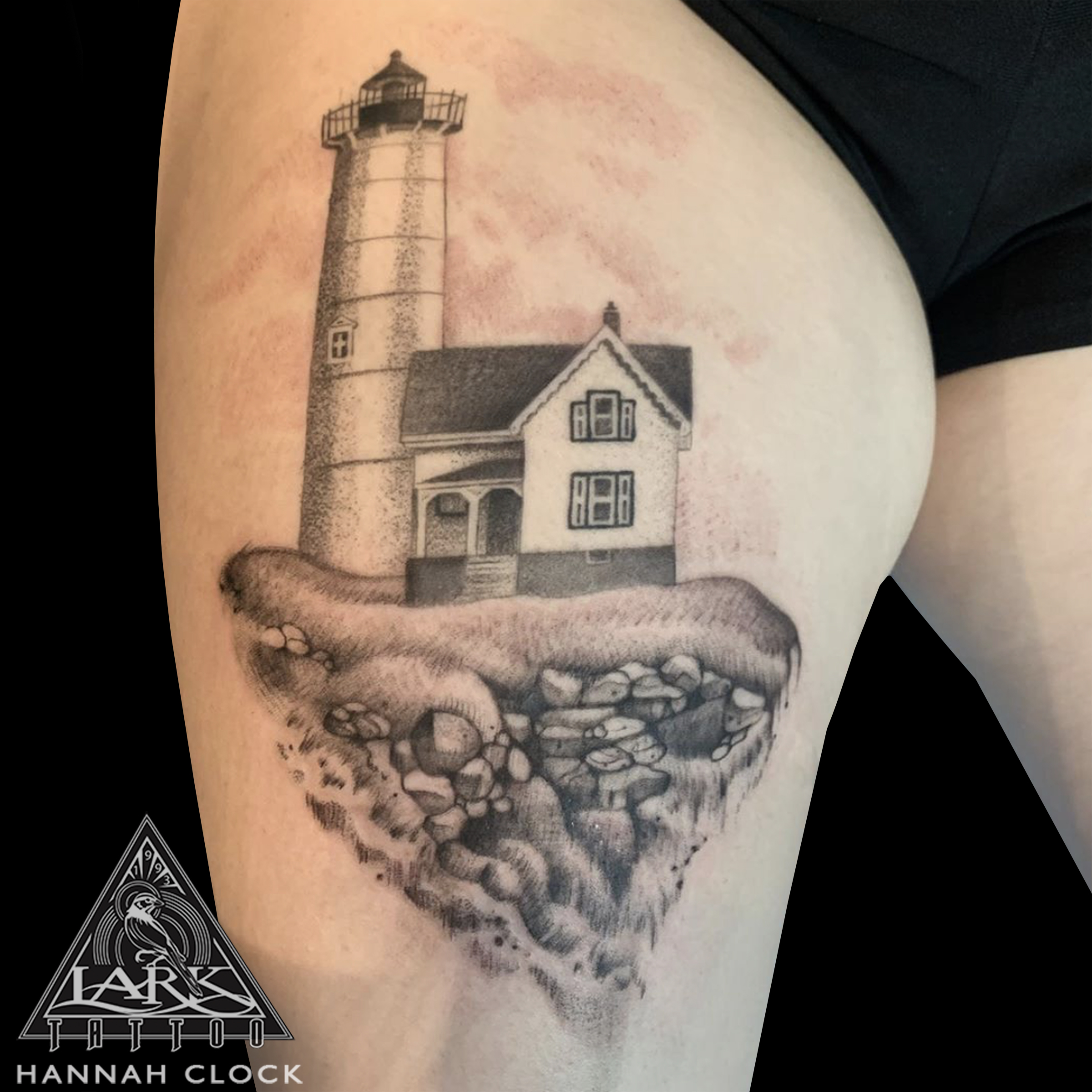 LarkTattoo, HannahClock, HannahClockTattoo, HannahClockLarkTattoo, FemaleTattooer, FemaleArtist, LadyTattooer, Lighthouse, LighthouseTattoo, ThighTattoo, BNG, BNGInkSociety, BNGTattoo, BlackAndGrey, BlackAndGreyTattoo, BlackAndGray, BlackAndGrayTattoo, Tattoo, Tattoos , TattooArtist, Tattoist, Tattooer, LongIslandTattooArtist, LongIslandTattooer, LongIslandTattoo, TattooOfTheDay, Tat, Tats, Tatts, Tatted, Inked, Ink, TattooInk, AmazingInk, AmazingTattoo, BodyArt, LarkTattooWestbury, Westbury, LongIsland, NY, NewYork, USA, Art, Tattedup, InkedUp, LarkTattoos