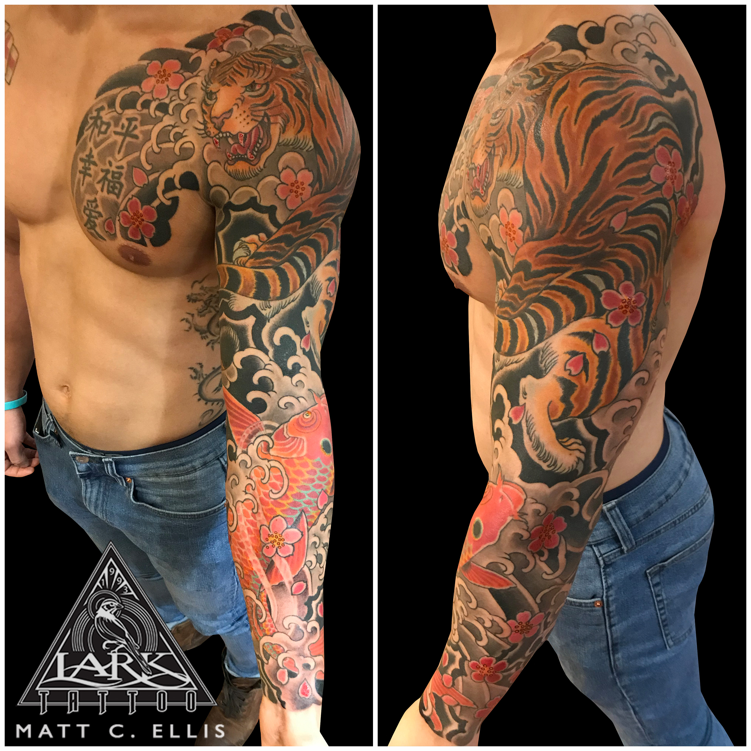 LarkTattoo, MattEllis, MattEllisTattoo, Tattoo, Tattoos, ColorTattoo, Japanese, JapaneseTattoo, Tiger, TigerTattoo, Koi, KoiTattoo, JapaneseTiger, JapaneseTigerTattoo, JapaneseKoi , JapaneseKoiTattoo, FingerWaves, FingerWavesTattoo, ChestTattoo, SleeveTattoo, FullSleeve, FullSleeveTattoo, TattooArtist, Tattoist, Tattooer, LongIslandTattooArtist, LongIslandTattooer, LongIslandTattoo, TattooOfTheDay, Tat, Tats, Tatts, Tatted, Inked, Ink, TattooInk, AmazingInk, AmazingTattoo, BodyArt, LarkTattooWestbury, Westbury, LongIsland, NY, NewYork, USA, Art, Tattedup, InkedUp, LarkTattoos