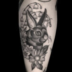 LarkTattoo, KaileeLove, KaileeLoveTattoo, KaileeLoveLarkTattoo, Tattoo, Tattoos, BlackAndGray, BlackAndGrayTattoo, BlackAndGrey, BlackAndGreyTattoo, Rabbit, RabbitTattoo, Bunny, BunnyTattoo, Animal, AnimalTattoo, LadyTattooer, FemaleTattooer, FemaleArtist, Flower, FlowerTattoo, LilyOfTheVally, LilyOfTheVallyTattoo, BNGTattoo, BNG, Botanical, BotanicalTattoo, TattooArtist, Tattoist, Tattooer, LongIslandTattooArtist, LongIslandTattooer, LongIslandTattoo, TattooOfTheDay, Tat, Tats, Tatts, Tatted, Inked, Ink, TattooInk, AmazingInk, AmazingTattoo, BodyArt, LarkTattooWestbury, Westbury, LongIsland, NY, NewYork, USA, Art, Tattedup, InkedUp, LarkTattoos