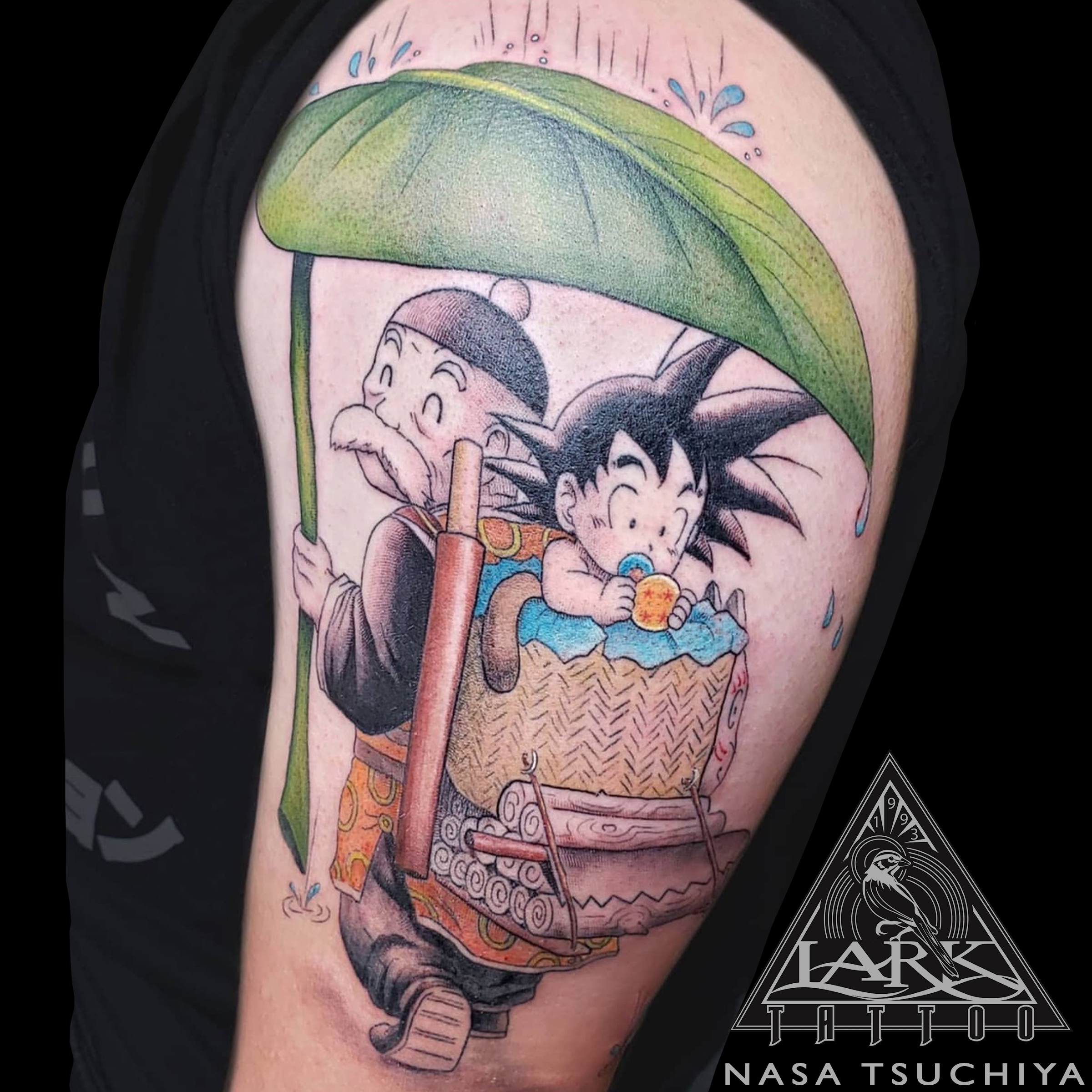 #LarkTattoo #Tattoo #NasaTsuchiya #DragonBall #DragonBallTattoo #DragonBallZ #DragonBallZTattoo #Goku #GokuTattoo #BabyGoku #BabyGokuTattoo #Kakarot #KakarotTattoo #SonGoku #SonGokuTattoo #孫そん悟ご空くう #カカロット #Kakarotto #KakarottoTattoo #GrandpaGohan #GrandpaGohanTattoo #SonGohan #SonGohanTattoo #そん悟ご飯はん #Anime #AnimeTattoo #Otaku #OtakuTattoo #DBZ #DBZTattoo #Manga #MangaTattoo #ColorTattoo #Tattoos #TattooArtist #Tattoist #Tattooer #LongIslandTattooArtist #LongIslandTattooer #LongIslandTattoo #TattooOfTheDay #Tat #Tats #Tatts #Tatted #Inked #Ink #TattooInk #AmazingInk #AmazingTattoo #BodyArt #LarkTattooWestbury #Westbury #LongIsland #NY #NewYork #USA #Art #Tattedup #InkedUp #LarkTattoos