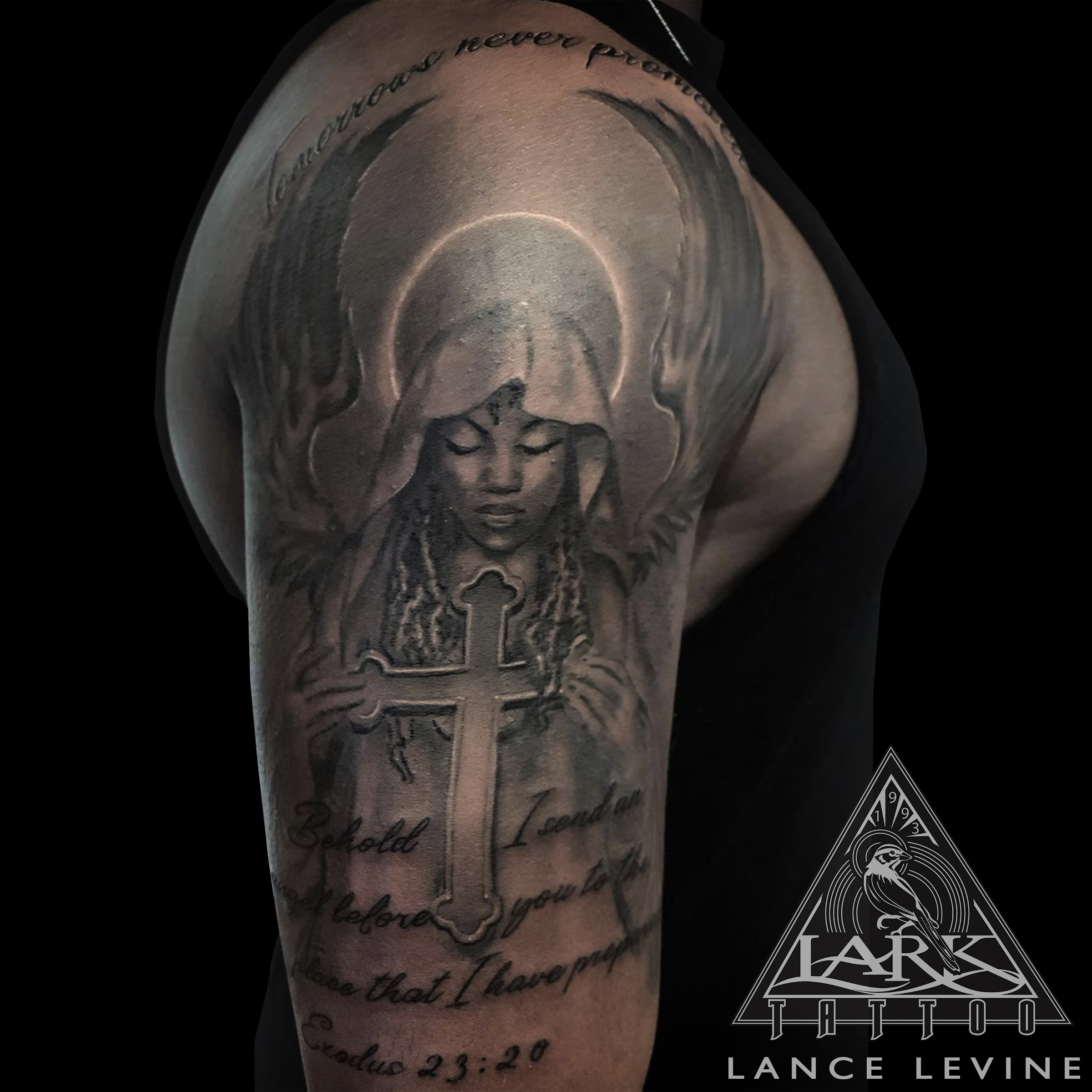 LarkTattoo, Tattoo, Tattoos, LanceLevine, LanceLevineLarkTattoo, Angel, AngelTattoo, GuardianAngel, GuardianAngelTattoo, ReligiousTattoo, SpiritualTattoo, BlackAndGray, BlackAndGrayTattoo, BlackAndGrey, BlackAndGreyTattoo, BNG, BNGTattoo, BNGInkSociety, TattooArtist, Tattoist, Tattooer, LongIslandTattooArtist, LongIslandTattooer, LongIslandTattoo, TattooOfTheDay, Tat, Tats, Tatts, Tatted, Inked, Ink, TattooInk, AmazingInk, AmazingTattoo, BodyArt, LarkTattooWestbury, Westbury, LongIsland, NY, NewYork, USA, Art, Tattedup, InkedUp, LarkTattoos