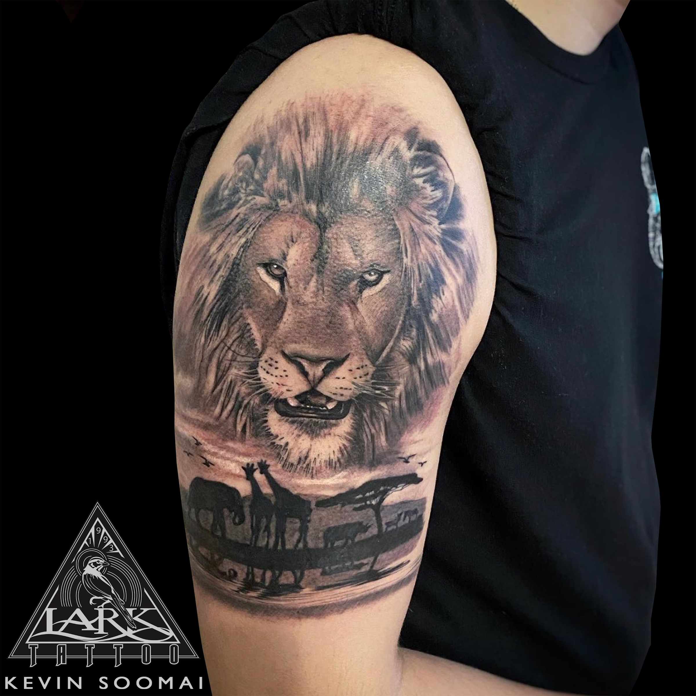 #LarkTattoo #KevinSoomai #KevinSoomaiLarkTattoo #Tattoo #Lion #LionTattoo #Giraffe #GiraffeTattoo #Elephant #ElephantTattoo #Rhino #RhinoTattoo #Zebra #ZebraTattoo #Safari #SafariTattoo #Animal #AnimalTattoo #Nature #NatureTattoo #TattooHalfSleeve #HalfSleeve #HalfSleeveTattoo #Realism #RealismTattoo #Realistic #RealisticTattoo #BNG #BNGTattoo #BlackAndGray #BlackAndGrayTattoo #BlackAndGrey #BlackAndGreyTattoo #BlackAndGrayRealism #BlackAndGrayRealismTattoo #BlackAndGreyRealism #BlackAndGreyRealismTattoo #Tattoos #TattooArtist #Tattoist #Tattooer #LongIslandTattooArtist #LongIslandTattooer #LongIslandTattoo #TattooOfTheDay #Tat #Tats #Tatts #Tatted #Inked #Ink #TattooInk #AmazingInk #AmazingTattoo #BodyArt #LarkTattooWestbury #Westbury #LongIsland #NY #NewYork #USA #Art #Tattedup #InkedUp #LarkTattoos