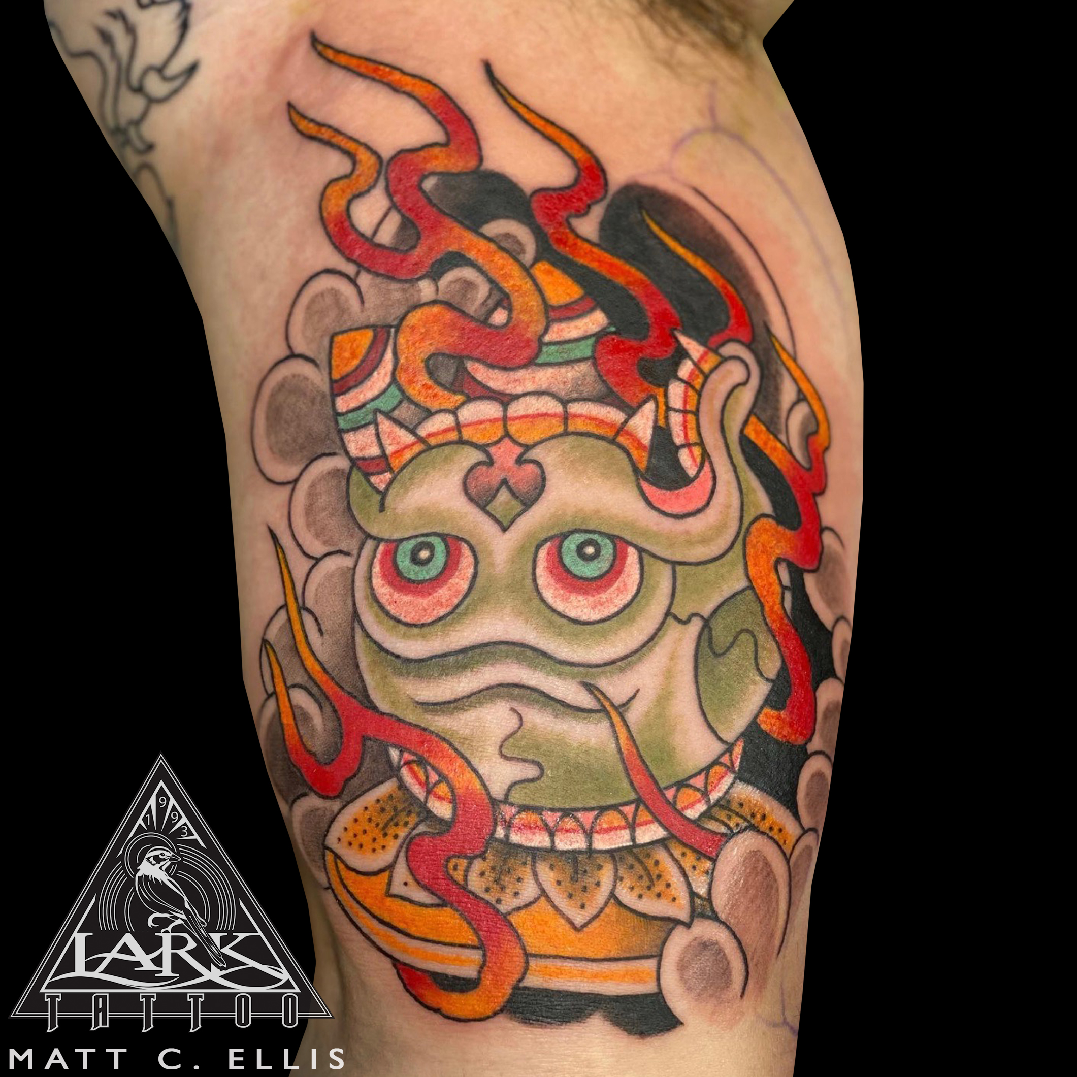 LarkTattoo, MattEllis, MattEllisLarkTattoo, Tattoo, Tattoos, ColorTattoo, SkullArt, Japanese, JapaneseTattoo, Skull, SkullTattoo, TibetanSkull, TibetanSkullTattoo, Kapala, KapalaTattoo, BicepTattoo, TattooArtist, Tattoist, Tattooer, LongIslandTattooArtist, LongIslandTattooer, LongIslandTattoo, TattooOfTheDay, Tat, Tats, Tatts, Tatted, Inked, Ink, TattooInk, AmazingInk, AmazingTattoo, BodyArt, LarkTattooWestbury, Westbury, LongIsland, NY, NewYork, USA, Art, Tattedup, InkedUp, LarkTattoos