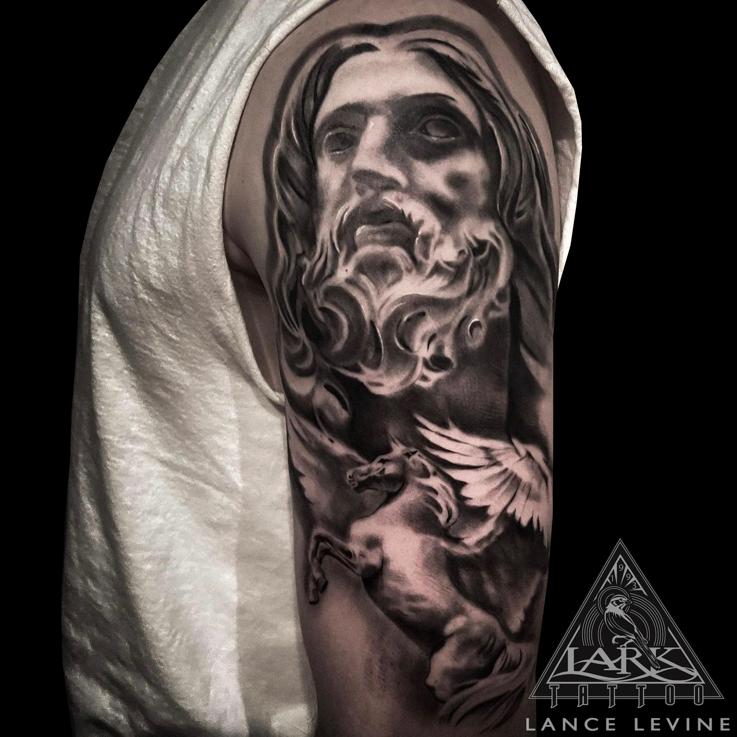 #LarkTattoo #Tattoo #Tattoos #LanceLevine #LanceLevineLarkTattoo #GreekTattoo #Zeus #ZeusTattoo #Pegasus #PegasusTattoo #Mythology #MythologyTattoo #Mythological #MythologicalTattoo #GreekGod #GreekGodTattoo #Realistic #RealisticTattoo #Realism #RealismTattoo #BlackAndGray #BlackAndGrayTattoo #BlackAndGrey #BlackAndGreyTattoo #BNG #BNGTattoo #BNGInkSociety #BishopWand #BishopWandTattoo #SolidInk #TattooArtist #Tattoist #Tattooer #LongIslandTattooArtist #LongIslandTattooer #LongIslandTattoo #TattooOfTheDay #Tat #Tats #Tatts #Tatted #Inked #Ink #TattooInk #AmazingInk #AmazingTattoo #BodyArt #LarkTattooWestbury #Westbury #LongIsland #NY #NewYork #USA #Art #Tattedup #InkedUp #LarkTattoos