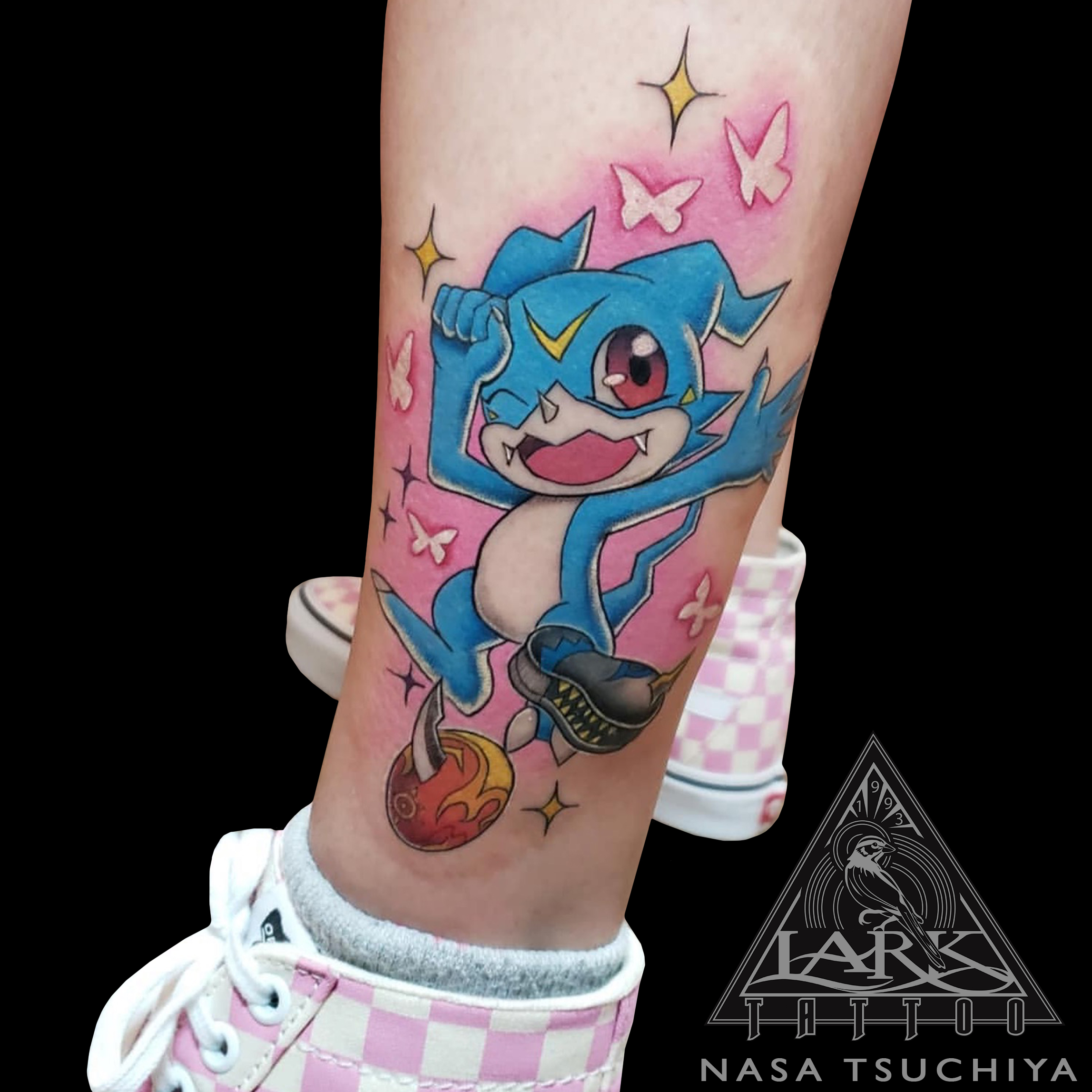 LarkTattoo, Tattoo, NasaTsuchiya, NasaTsuchiyaLarkTattoo, Tattoos, Veemon, VeemonTattoo, Kawaii, KawaiiTattoo, Digimon, DigimonTattoo, DigimonAdventure, DigimonAdventureTattoo, OtakuTattoo, OtakuTattooer, Videogame, VideogameTattoo, ヲタトゥー, LadyTattooer, FemaleArtist, FemaleTattooer, TattooArtist, Tattoist, Tattooer, ColorTattoo, LegTattoo, LongIslandTattooArtist, LongIslandTattooer, LongIslandTattoo, TattooOfTheDay, Tat, Tats, Tatts, Tatted, Inked, Ink, TattooInk, AmazingInk, AmazingTattoo, BodyArt, LarkTattooWestbury, Westbury, LongIsland, NY, NewYork, USA, Art, Tattedup, InkedUp, LarkTattoos