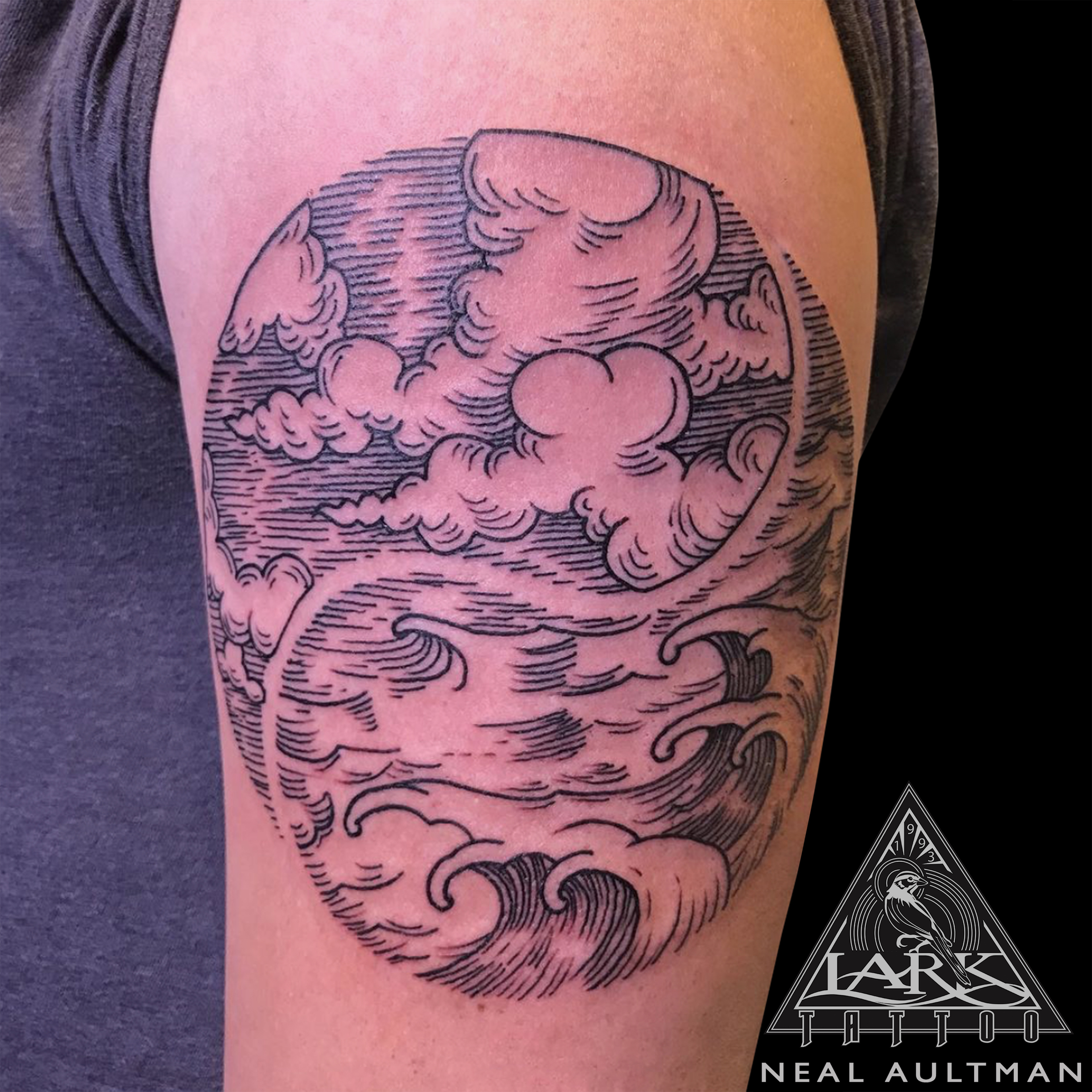 #LarkTattoo #NealAultman #NealAultmanLarkTattoo #Tattoo #Tattoos #YingYang #YingYangTattoo #Ocean #OceanTattoo #FingerWaves #FingerWavesTattoo #Clouds #CloudsTattoo #Illustrative #IllustrativeTattoo #BookPlate #BookPlateTattoo #BlackAndGray #BlackAndGrayTattoo #BlackAndGrey #BlackAndGreyTattoo #BlackWork #BlackWorkTattoo #BNG #BNGTattoo #BNGInkSociety #TattooArtist #Tattoist #Tattooer #LongIslandTattooArtist #LongIslandTattooer #LongIslandTattoo #TattooOfTheDay #Tat #Tats #Tatts #Tatted #Inked #Ink #TattooInk #AmazingInk #AmazingTattoo #BodyArt #LarkTattooWestbury #Westbury #LongIsland #NY #NewYork #USA #Art #Tattedup #InkedUp #LarkTattoos #ArmTattoo #BicepTattoo