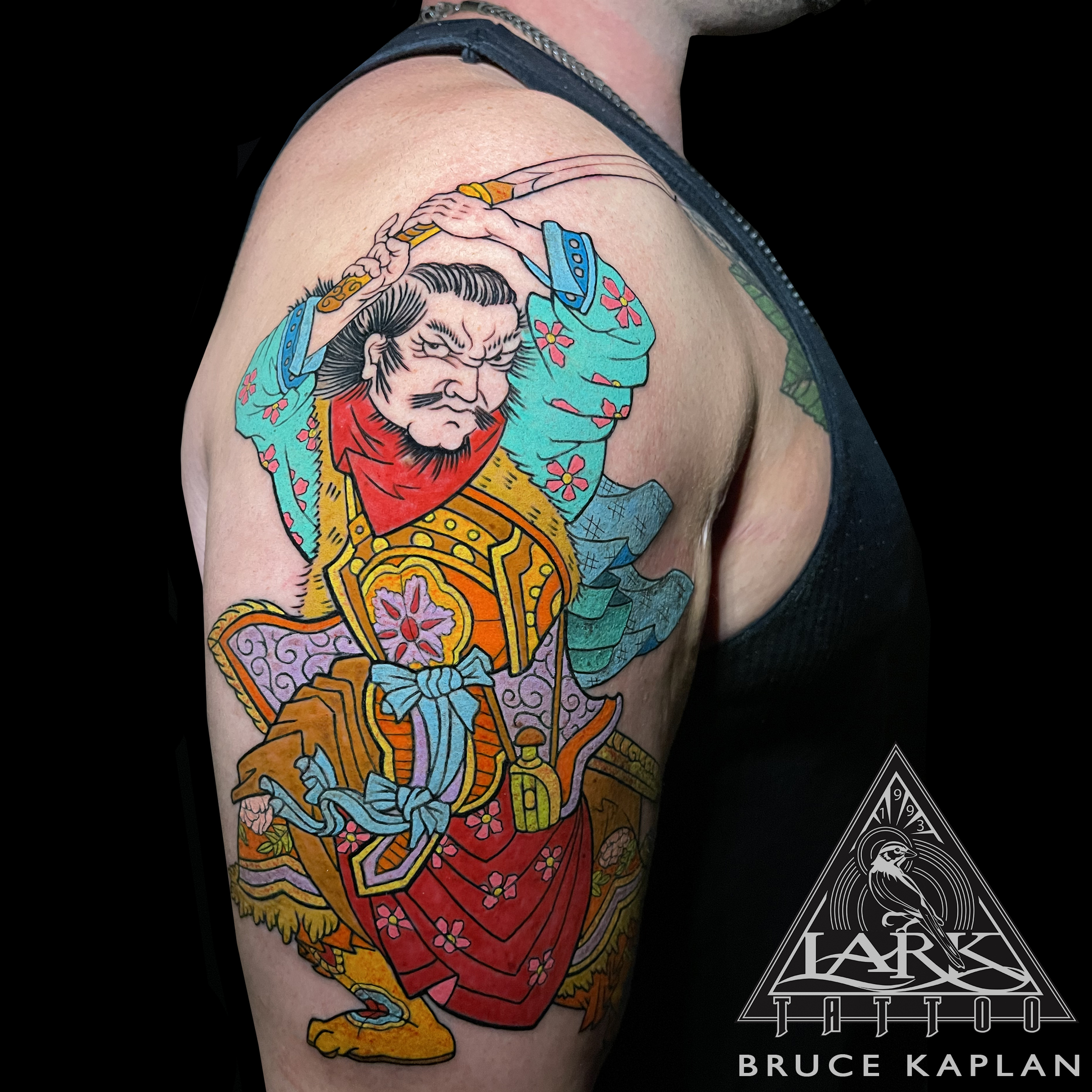 #LarkTattoo #BruceKaplan #BruceKaplanLarkTattoo #Tattoo #Tattoos #Japanese #JapaneseTattoo #ColorTattoo #ArmTattoo #BicepTattoo #LargeTattoo #BoldColorTattoo #ColorbombTattoo #Samurai #SamuraiTattoo #Katana #KatanaTattoo #Bushido #BushidoTattoo #Kenjutsu #KenjutsuTattoo #Iaido #IaidoTattoo #TattooArtist #Tattoist #Tattooer #LongIslandTattooArtist #LongIslandTattooer #LongIslandTattoo #LarkTattooWestbury #TattooOfTheDay #Tat #Tats #Tatts #Tatted #Inked #Ink #TattooInk #AmazingInk #AmazingTattoo #BodyArt #Westbury #LongIsland #NY #NewYork #USA #Art #Tattedup #InkedUp #LarkTattoos