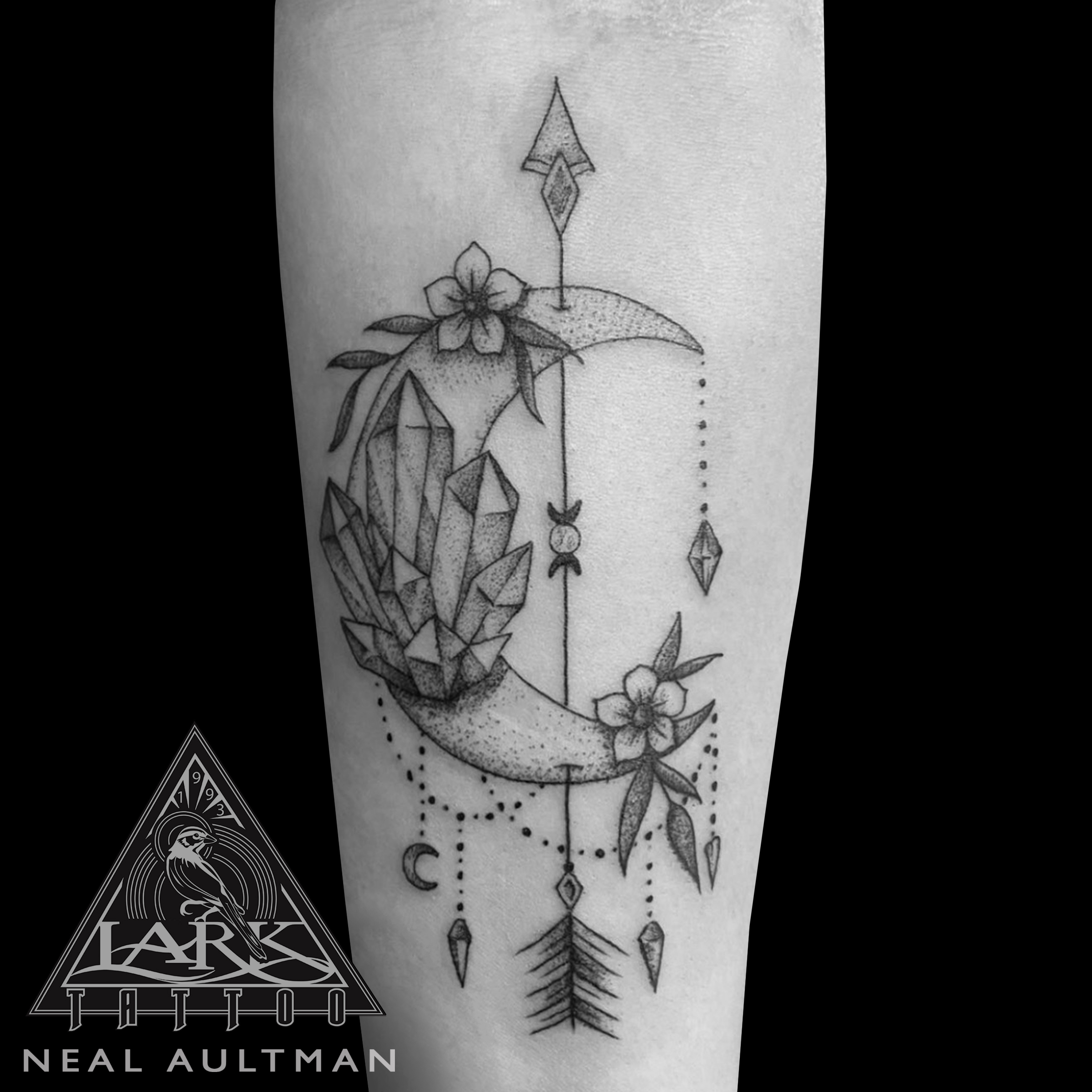 #LarkTattoo #NealAultman #NealAultmanLarkTattoo #Tattoo #Tattoos #Moon #MoonTattoo #CrescentMoon #CrescentMoonTattoo #Crystal #CrystalTattoo #Crystals #CrystalsTattoo #Arrow #ArrowTattoo #BNG #BNGTattoo #BlackAndGray #BlackAndGrayTattoo #BlackAndGrey #BlackAndGreyTattoo #Flower #FlowerTattoo #Chandelere #ChandelereTattoo #TattooArtist #Tattoist #Tattooer #LongIslandTattooArtist #LongIslandTattooer #LongIslandTattoo #TattooOfTheDay #Tat #Tats #Tatts #Tatted #Inked #Ink #TattooInk #AmazingInk #AmazingTattoo #BodyArt #LarkTattooWestbury #Westbury #LongIsland #NY #NewYork #USA #Art #Tattedup #InkedUp #LarkTattoos #Dotwork #DotworkTattoo #Stipple #StippleTattoo  