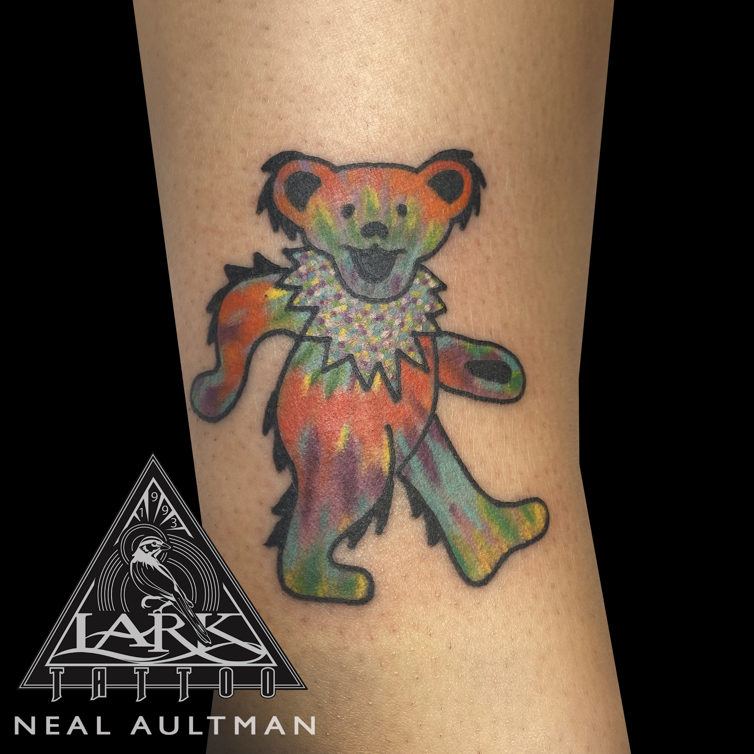 #LarkTattoo #NealAultman #NealAultmanLarkTattoo #Tattoo #Tattoos #GratefulDead #GratefulDeadTattoo #GratefulDeadBear #GratefulDeadBearTattoo #GratefulDeadBearDancingBear #GratefulDeadBearDancingBearTattoo #DancingBear #DancingBearTattoo #TieDye #TieDyeTattoo #TieDyeBear #TieDyeBearTattoo #DeadHead #DeadHeadTattoo #OwsleyStanley #OwsleyBearStanley #ColorTattoo #Bear #BearTattoo #TattooArtist #Tattoist #Tattooer #LongIslandTattooArtist #LongIslandTattooer #LongIslandTattoo #TattooOfTheDay #Tat #Tats #Tatts #Tatted #Inked #Ink #TattooInk #AmazingInk #AmazingTattoo #BodyArt #LarkTattooWestbury #Westbury #LongIsland #NY #NewYork #USA #Art #Tattedup #InkedUp #LarkTattoos