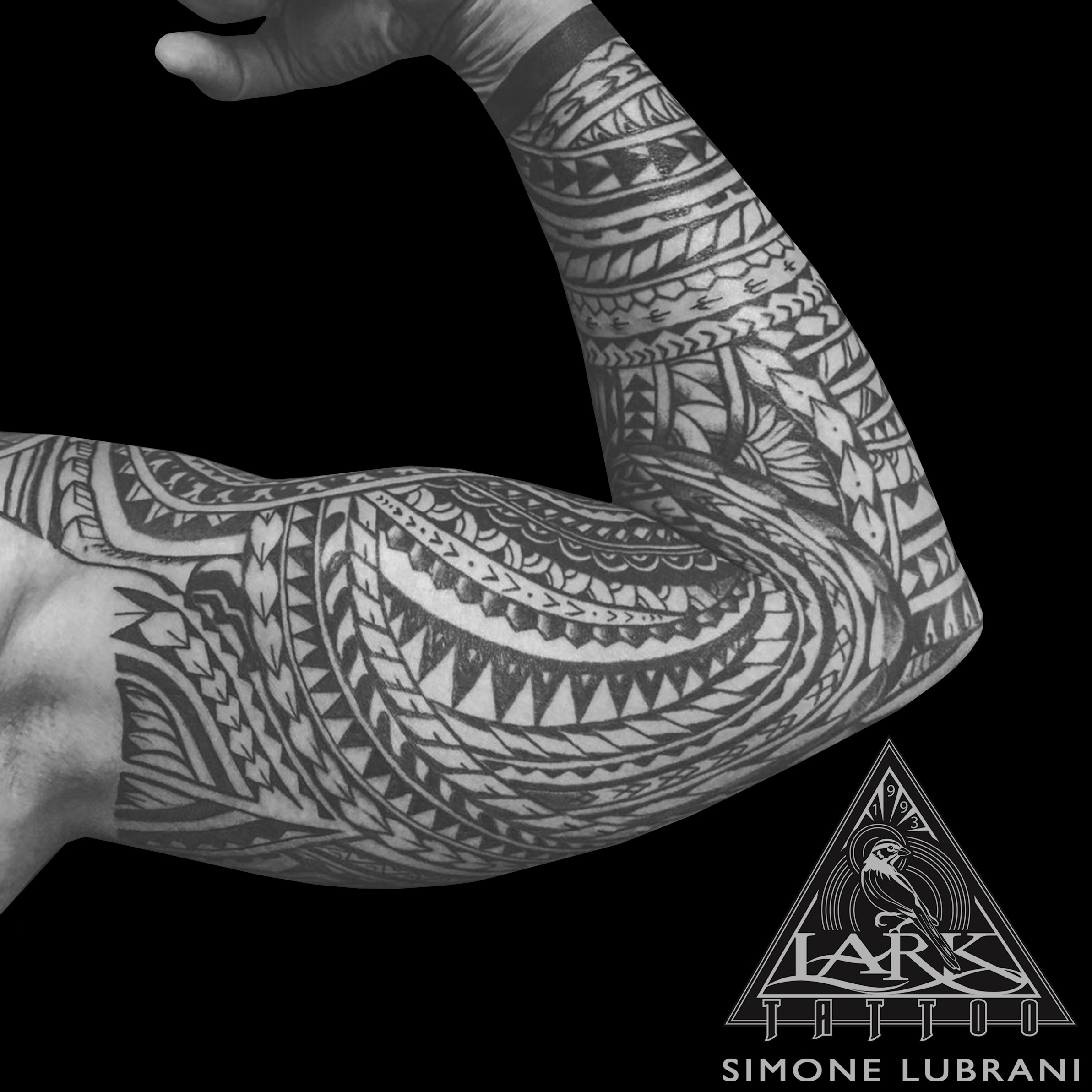 High quality Maori Polynesian mixed tribal tattoo for sale