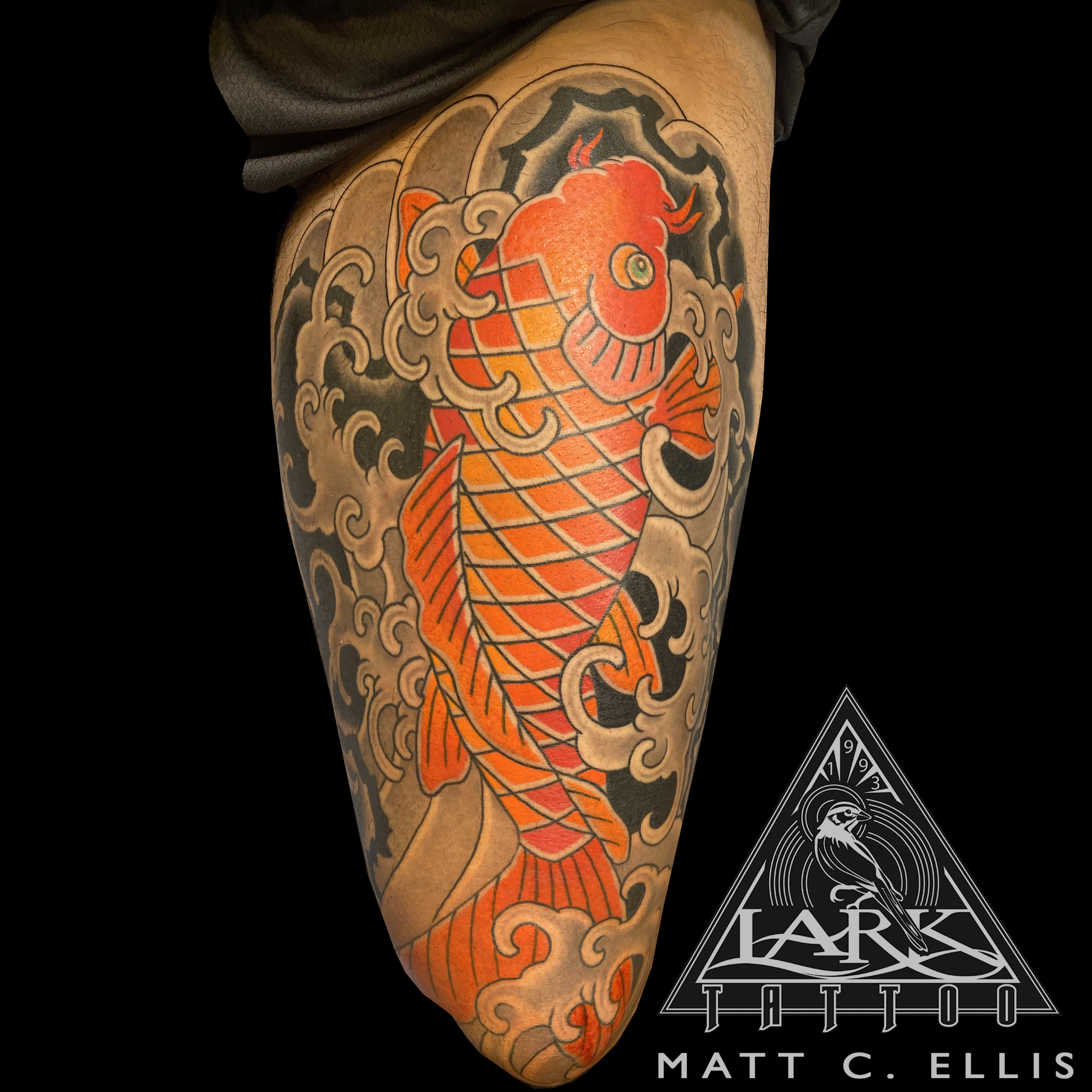 #LarkTattoo #MattEllis #MattEllisLarkTattoo #Tattoo #Tattoos #Koi #KoiTattoo #Japanese #JapaneseTattoo #Fish #FishTattoo #ThighTattoo #ColorTattoo #JapaneseKoi #JapaneseKoiTattoo #TattooArtist #Tattoist #Tattooer #LongIslandTattooArtist #LongIslandTattooer #LongIslandTattoo #TattooOfTheDay #Tat #Tats #Tatts #Tatted #Inked #Ink #TattooInk #AmazingInk #AmazingTattoo #BodyArt #LarkTattooWestbury #Westbury #LongIsland #NY #NewYork #USA #Art #Tattedup #InkedUp #LarkTattoos