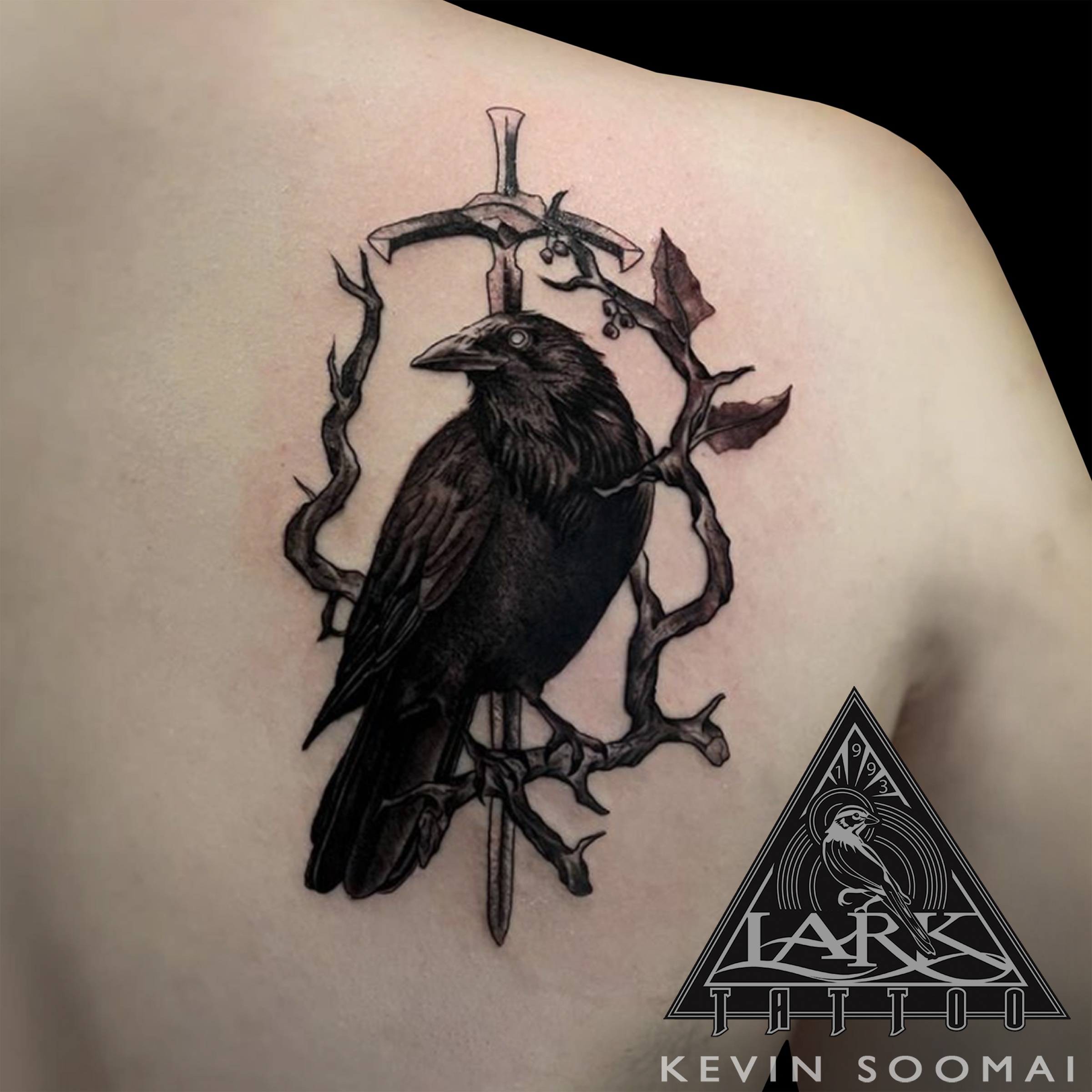 #LarkTattoo #KevinSoomai #KevinSoomaiLarkTattoo #Tattoo #Tattoos #Crow #CrowTattoo #Sword #SwordTattoo #BNG #BNGTattoo #BNGInkSociety #BlackAndGray #BlackAndGrayTattoo #BlackAndGrey #BlackAndGreyTattoo #Realism #RealsimTattoo #Realistic #RealisticTattoo #TattooArtist #Tattoist #Tattooer #LongIslandTattooArtist #LongIslandTattooer #LongIslandTattoo #TattooOfTheDay #Tat #Tats #Tatts #Tatted #Inked #Ink #TattooInk #AmazingInk #AmazingTattoo #BodyArt #LarkTattooWestbury #Westbury #LongIsland #NY #NewYork #USA #Art #Tattedup #InkedUp #LarkTattoos