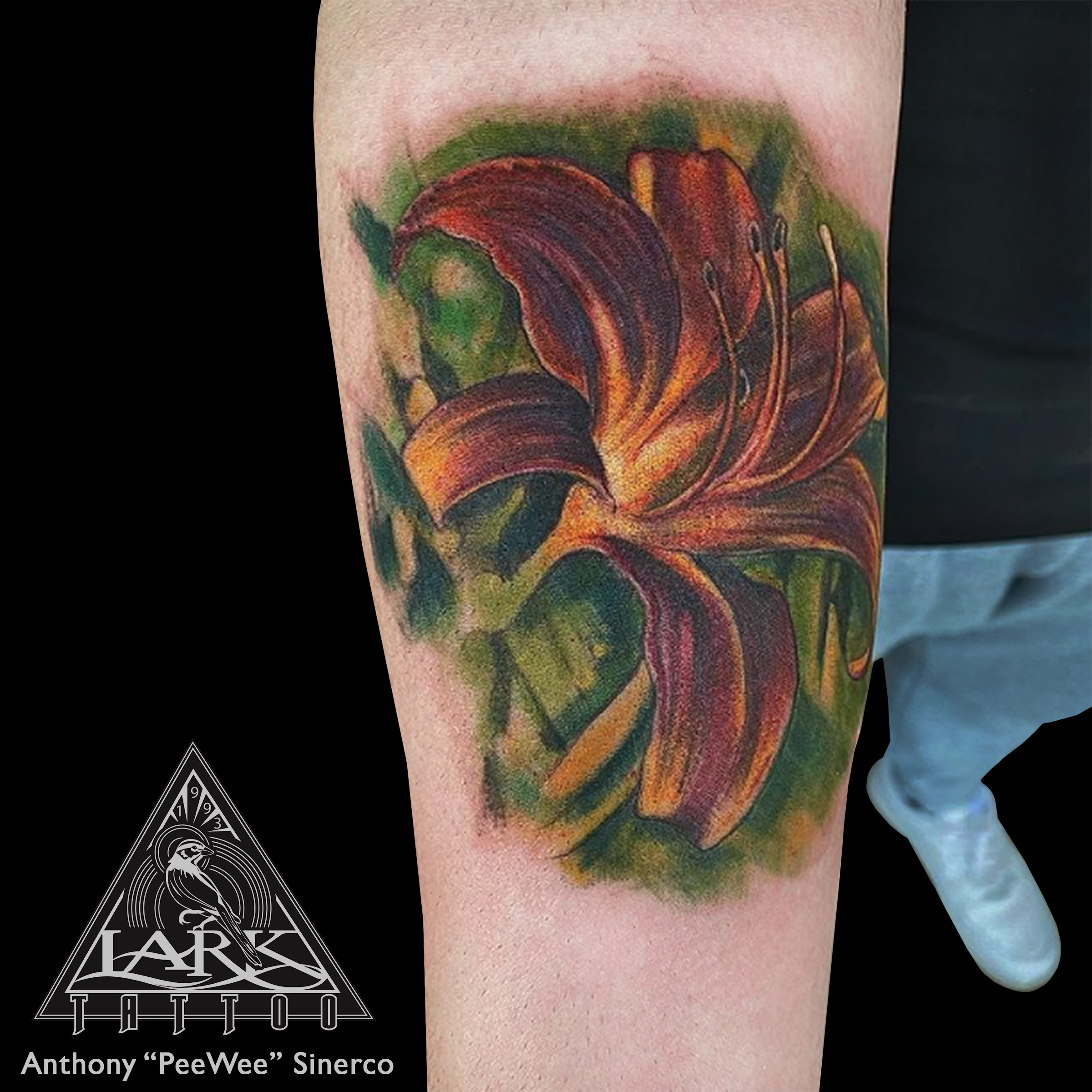 #LarkTattoo #PeeWee #PeeWeeLarkTattoo #AnthonyPeeWeeSinerco #AnthonySinerco #Tattoo #Tattoos #Lily #LilyTattoo #LilyFlower #LilyFlowerTattoo #Botanical #BotanicalTattoo #NatureTattoo #PlantTattoo #ColorTattoo #TattooArtist #Tattoist #Tattooer #LongIslandTattooArtist #LongIslandTattooer #LongIslandTattoo #TattooOfTheDay #Tat #Tats #Tatts #Tatted #Inked #Ink #TattooInk #AmazingInk #AmazingTattoo #BodyArt #LarkTattooWestbury #Westbury #LongIsland #NY #NewYork #USA #Art #Tattedup #InkedUp #LarkTattoos