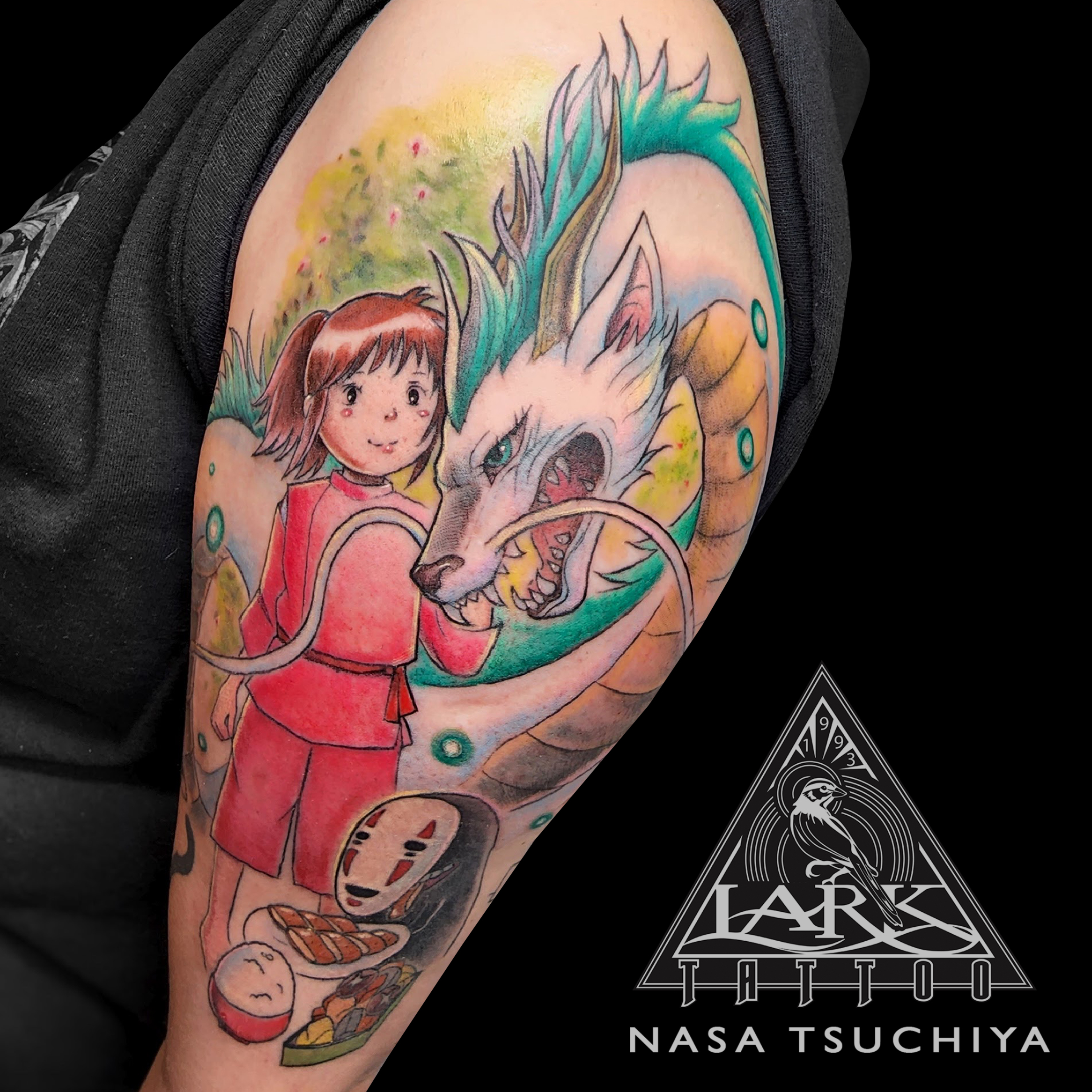 #LarkTattoo #Tattoo #NasaTsuchiya #NasaTsuchiyaLarkTattoo #Tattoos #FemaleTattooer #FemaleArtist #LadyTattooer #SpiritedAway #SpiritedAwayTattoo #Manga #MangaTattoo #Chihiro #ChihiroTattoo #ChihiroOgino #ChihiroOginoTattoo #OginoChihiro #OginoChihiroTattoo #JapaneseAnimation #JapaneseAnimationTattoo #NoFace #NoFaceTattoo #NoFaceSpiritedAway #NoFaceSpiritedAwayTattoo #Haku #HakuTattoo #HakuSpiritedAway #HakuSpiritedAwayTattoo #GodOfTheSwiftAmberRiver #NigihayamiKohakunushi #NigihayamiKohakunushiTattoo #TattooArtist #Tattoist #Tattooer #LongIslandTattooArtist #LongIslandTattooer #LongIslandTattoo #TattooOfTheDay #Tat #Tats #Tatts #Tatted #Inked #Ink #TattooInk #AmazingInk #AmazingTattoo #BodyArt #LarkTattooWestbury #Westbury #LongIsland #NY #NewYork #USA #Art #Tattedup #InkedUp #LarkTattoos