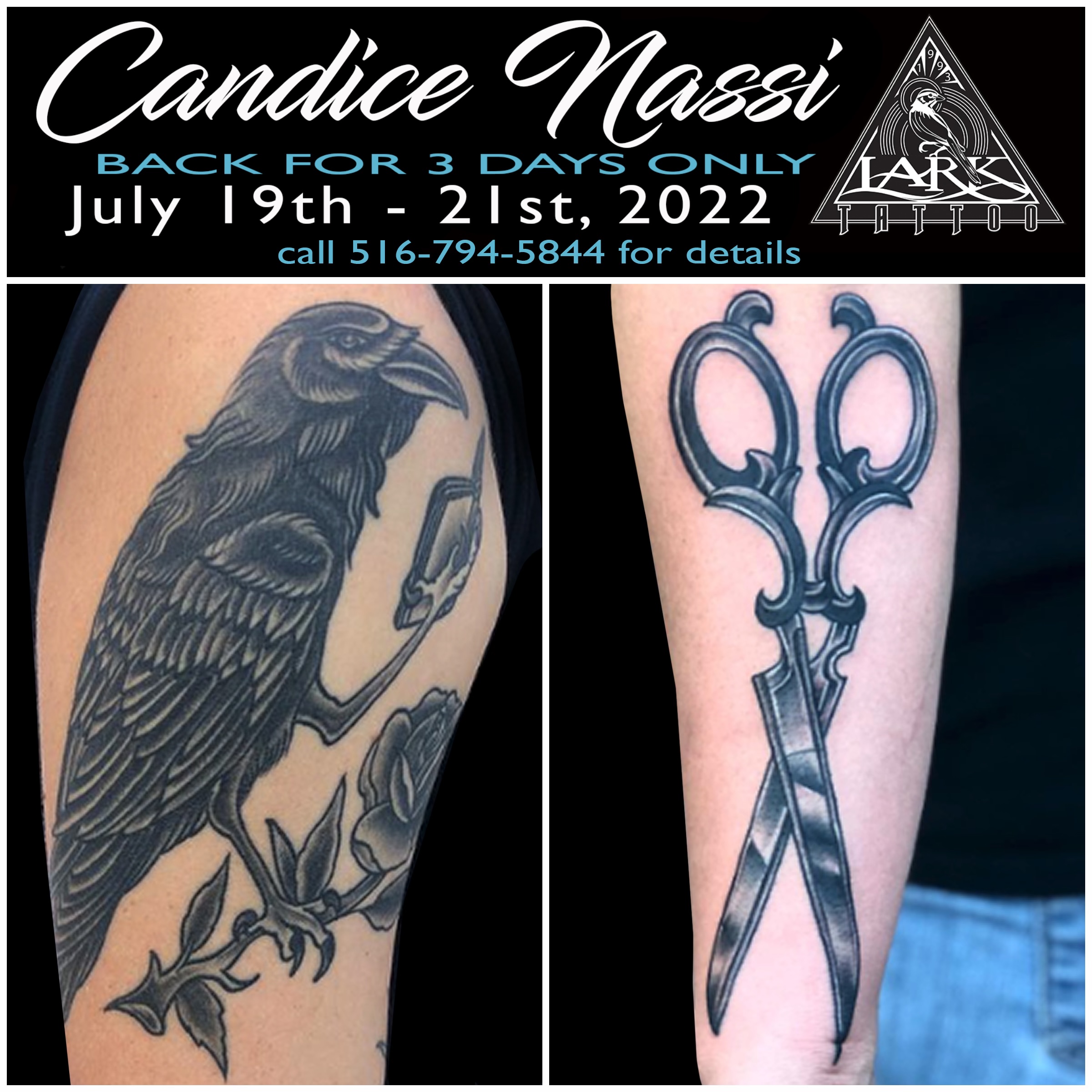 GUEST ARTIST: Candice Nassi returns, 7/19/22-7/21/22 - -