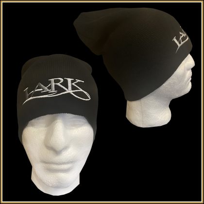 $10.00: SUPER SALE! - "Lark" Knit Beanie, with Silver Embroidery
