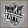 $2.00: 4 inch STICKER - Lark Tattoo Scroll Logo Die-Cut Sticker - Image 2