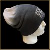 $25.00: Country Logo Slouch Fit Knit Beanie, black Dip Dye on gray - Image 3