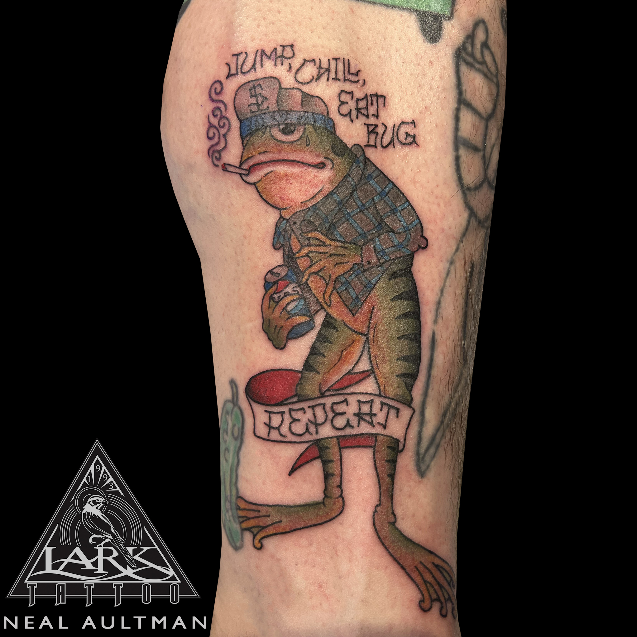 #LarkTattoo #NealAultman #NealAultmanLarkTattoo #Tattoo #Tattoos #Frog #FrogTattoo #SuicidalTendencies #SuicidalTendenciesTattoo #Institutionalized #InstitutionalizedTattoo #MikeMuir #MikeMuirTattoo #MikeMuirFrog #MikeMuirFrogTattoo #ColorTattoo #TraditionalTattoo #ALLIWantedWasAPepsi #ALLIWantedWasAPepsiTattoo #TattooArtist #Tattoist #Tattooer #LongIslandTattooArtist #LongIslandTattooer #LongIslandTattoo #TattooOfTheDay #Tat #Tats #Tatts #Tatted #Inked #Ink #TattooInk #AmazingInk #AmazingTattoo #BodyArt #LarkTattooWestbury #Westbury #LongIsland #NY #NewYork #USA #Art #Tattedup #InkedUp #LarkTattoos